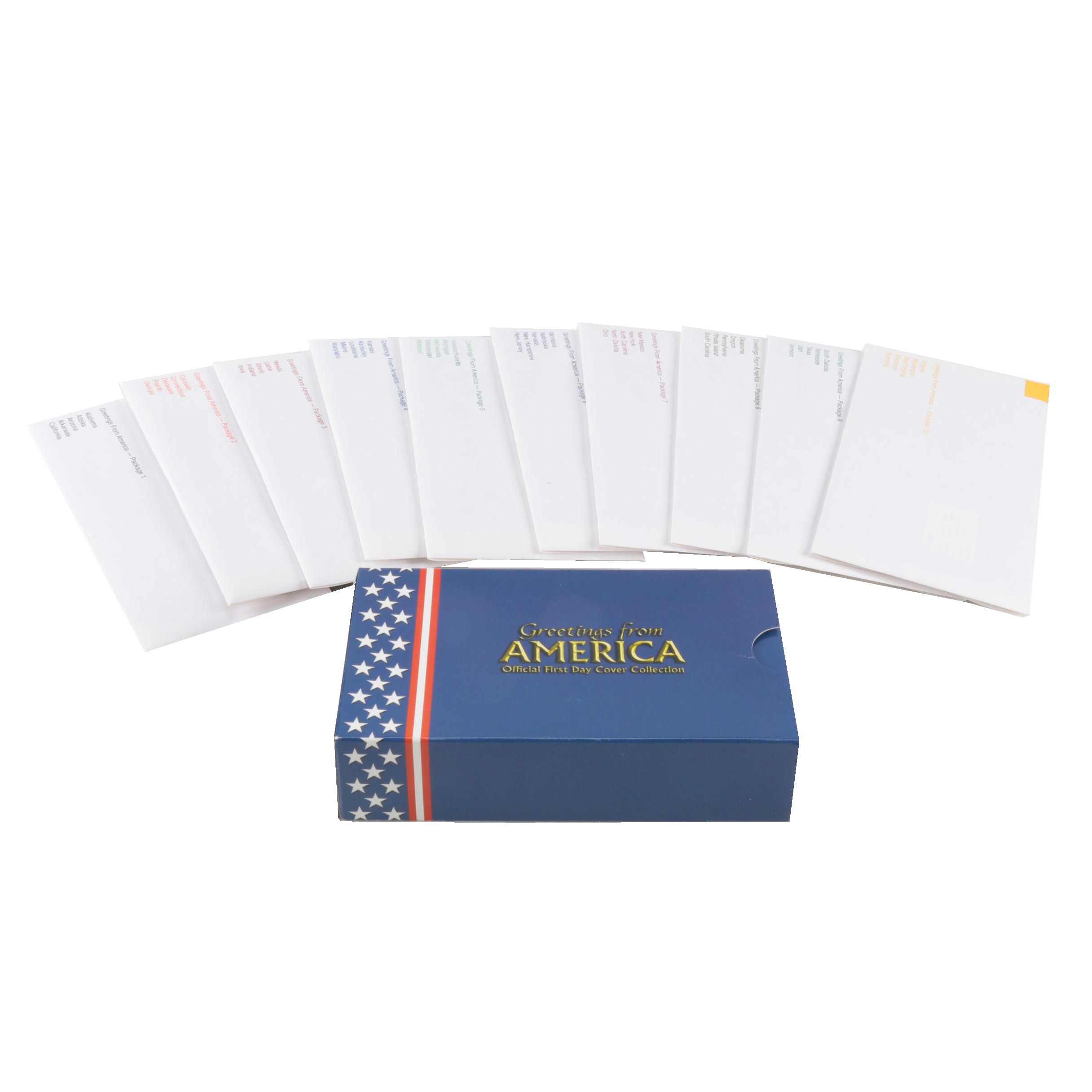 2002 "Greetings From America" Official First Day Cover Collection