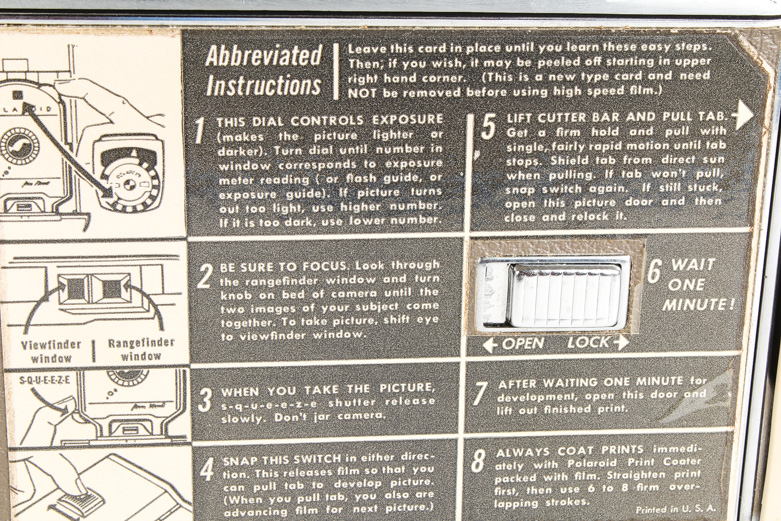 Vintage Polaroid 800 Land camera with Wink Light Flash