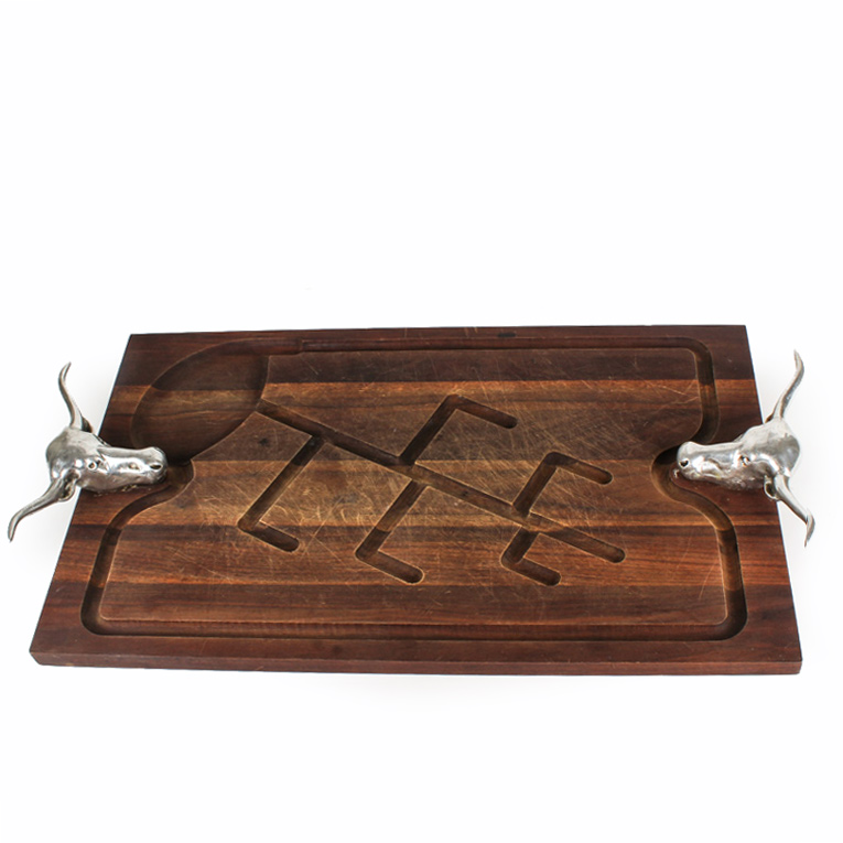 Vintage Bruce Fox Longhorn Steer Cutting Board