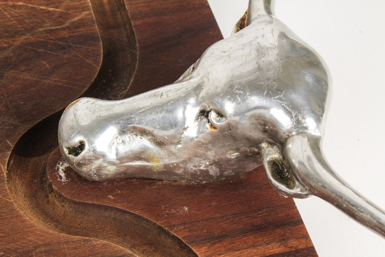 Vintage Bruce Fox Longhorn Steer Cutting Board