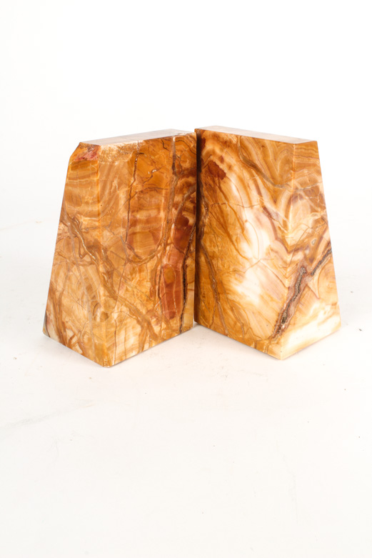 Marble Bookends