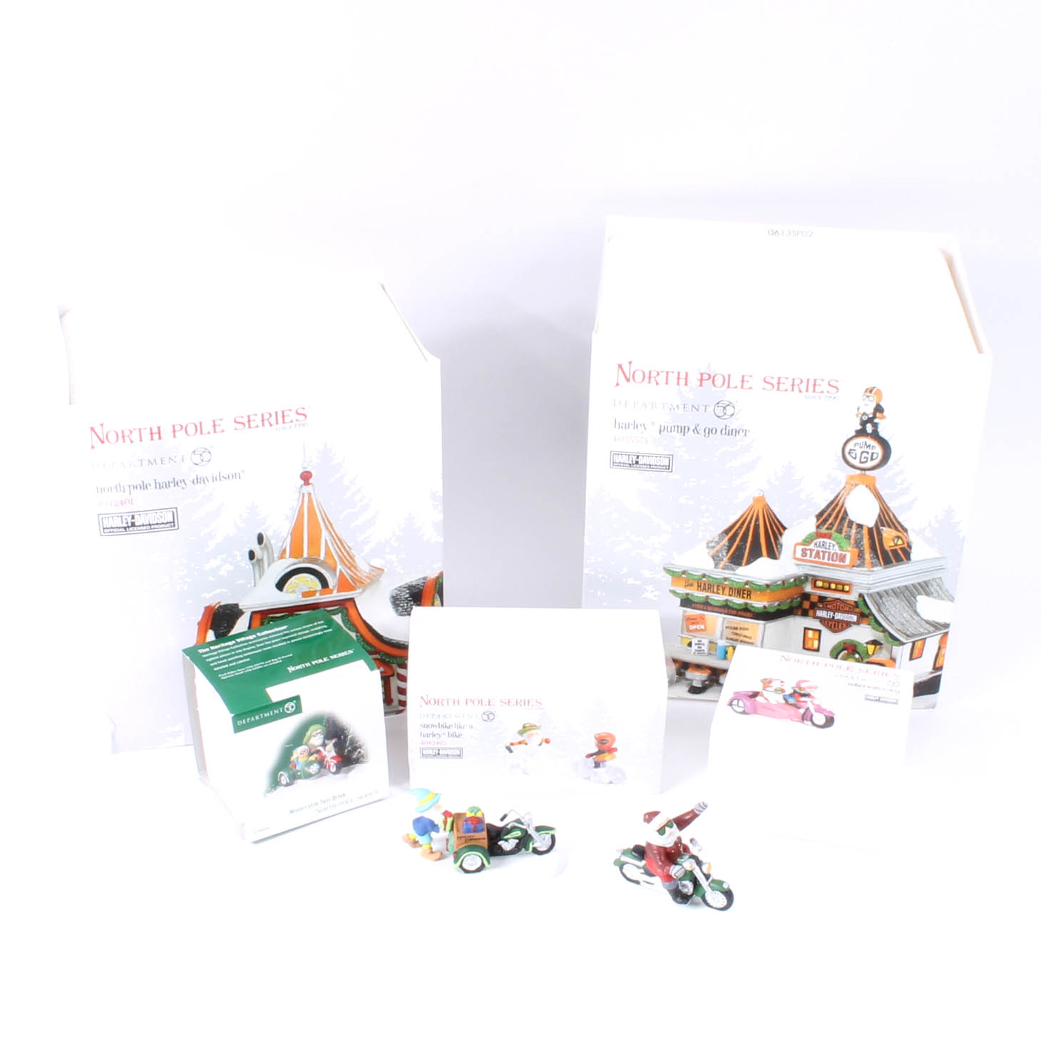 Harley-Davidson-Themed Department 56 North Pole Series Collection