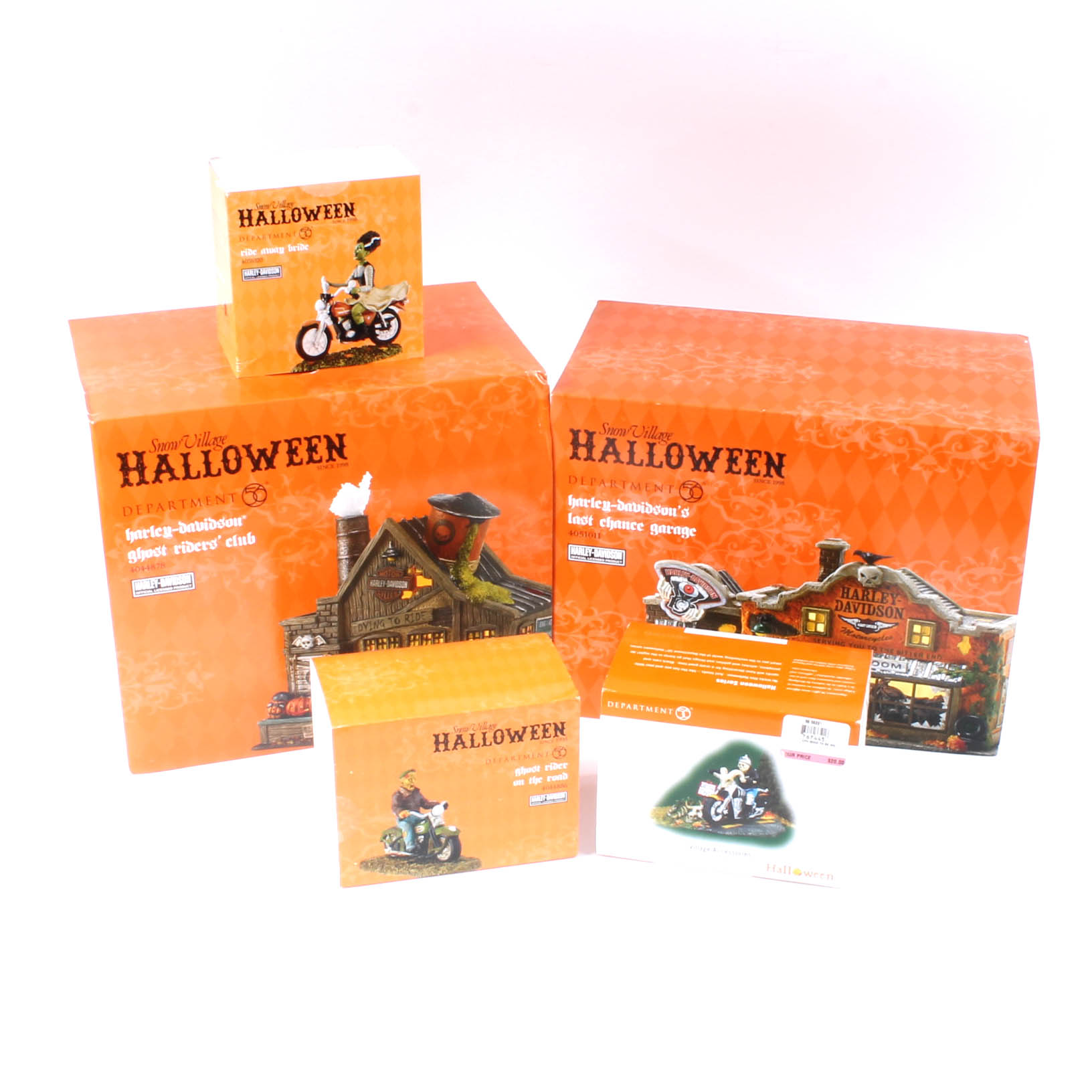 Harley-Davidson Dept. 56 Halloween Figurines