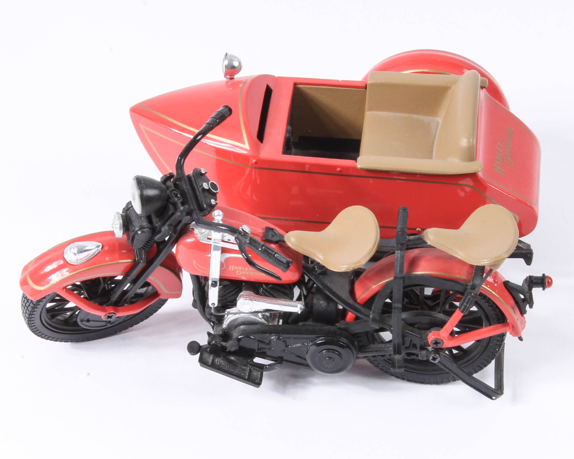 Assortment of Eight Harley-Davidson Die-Cast Coin Banks