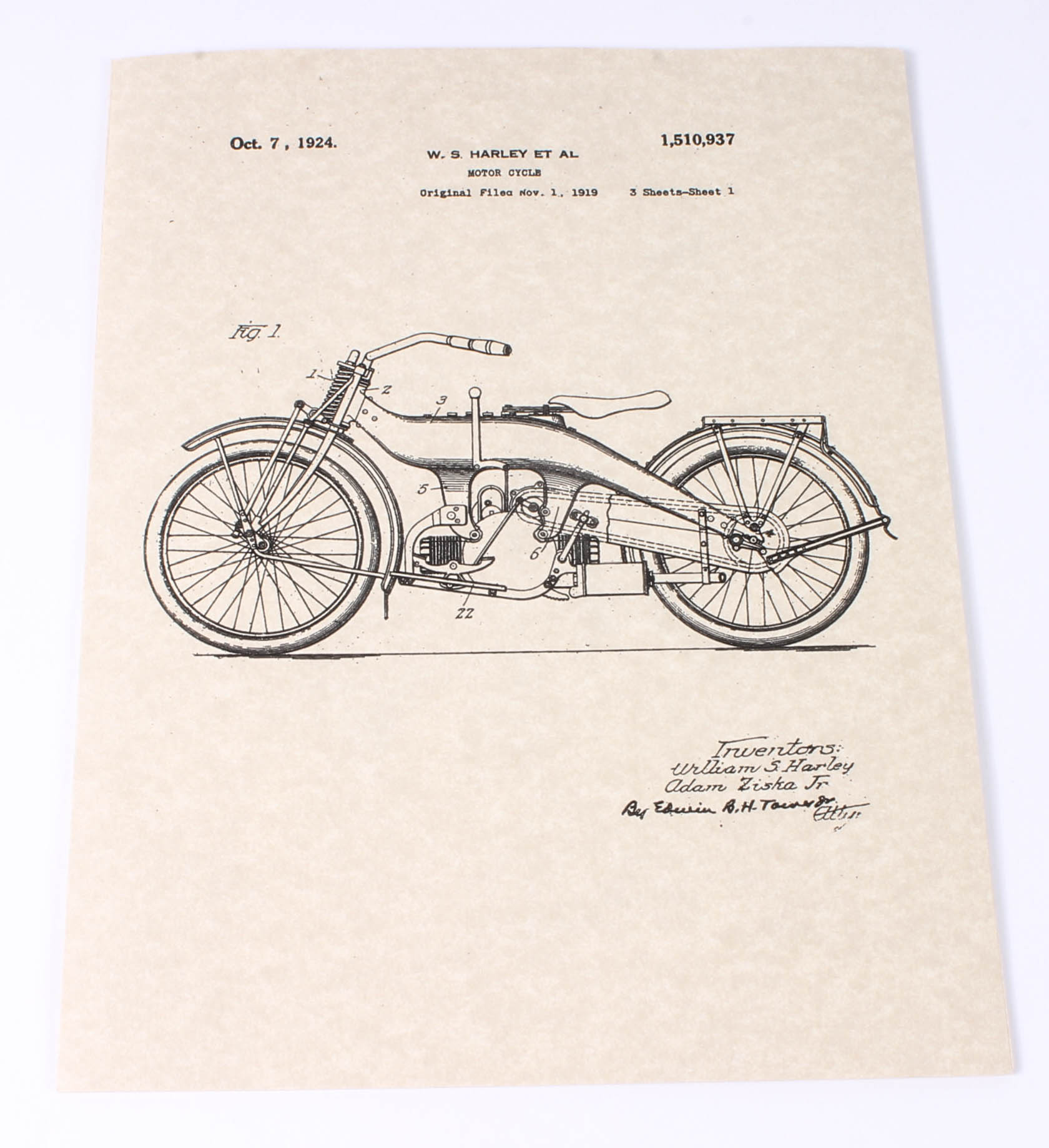 Harley-Davidson Motorcycle Prints and Motorcycle Accessories