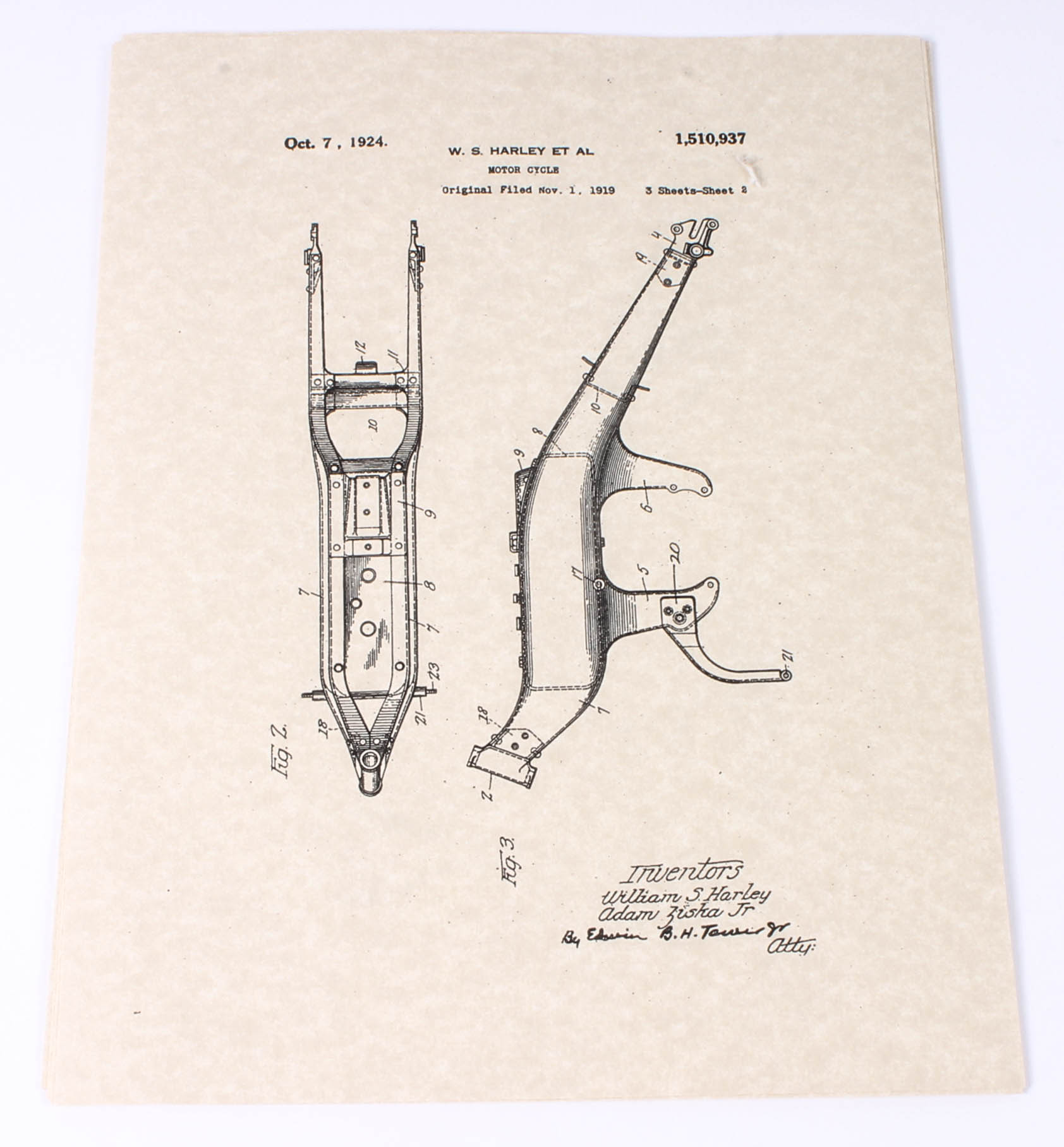 Harley-Davidson Motorcycle Prints and Motorcycle Accessories