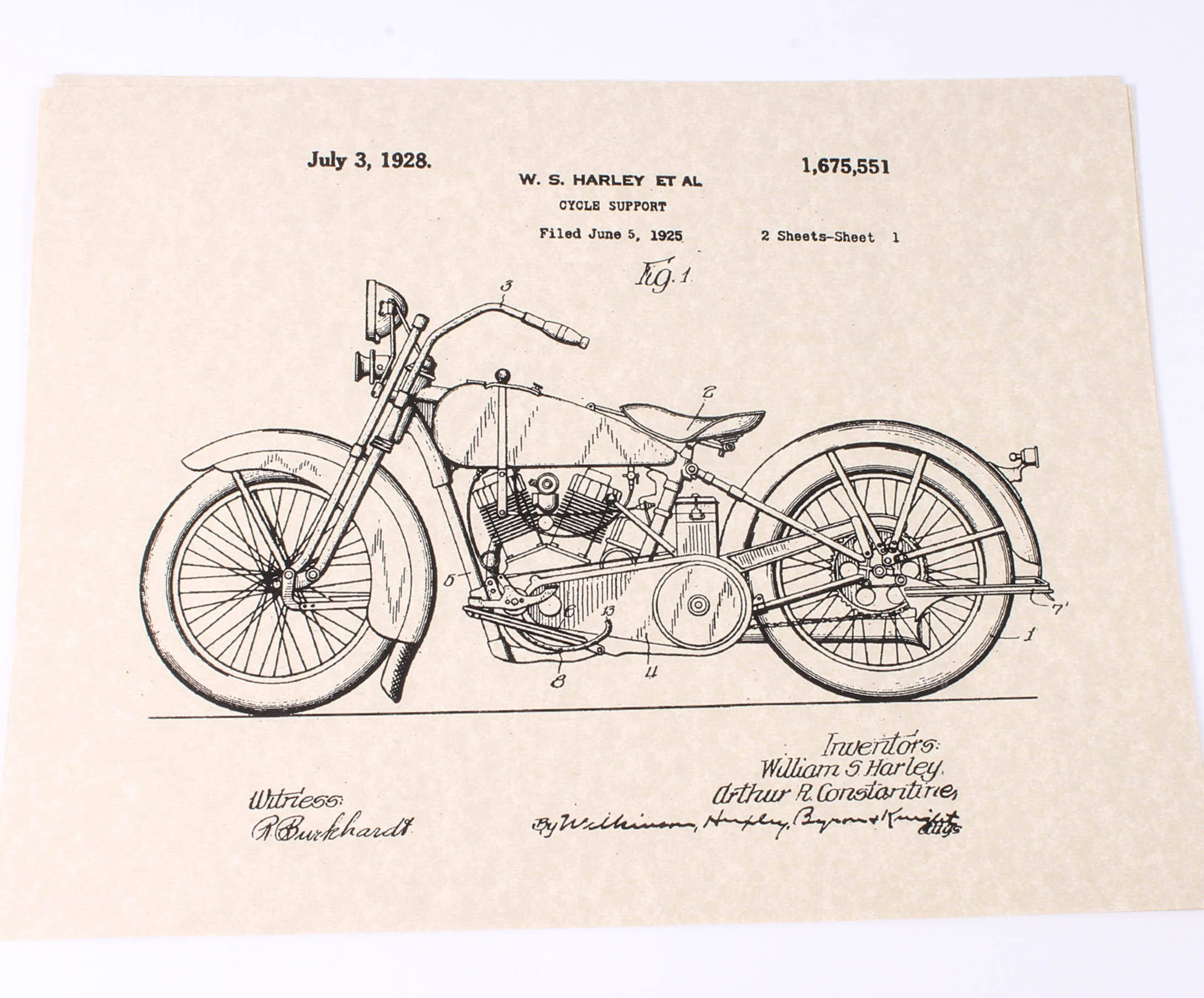 Harley-Davidson Motorcycle Prints and Motorcycle Accessories