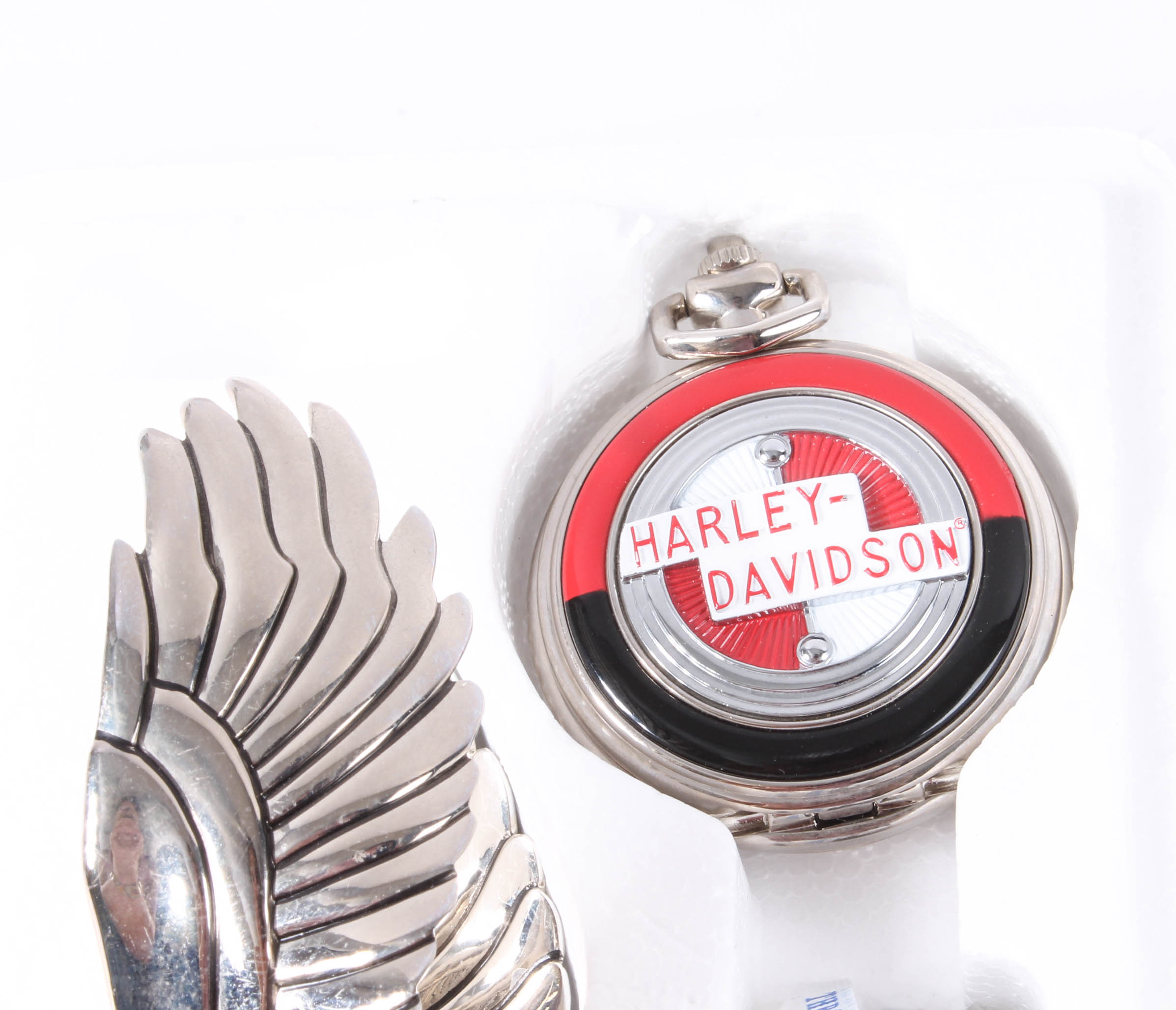 Three Franklin Mint Limited Edition Harley-Davidson Pocketwatches