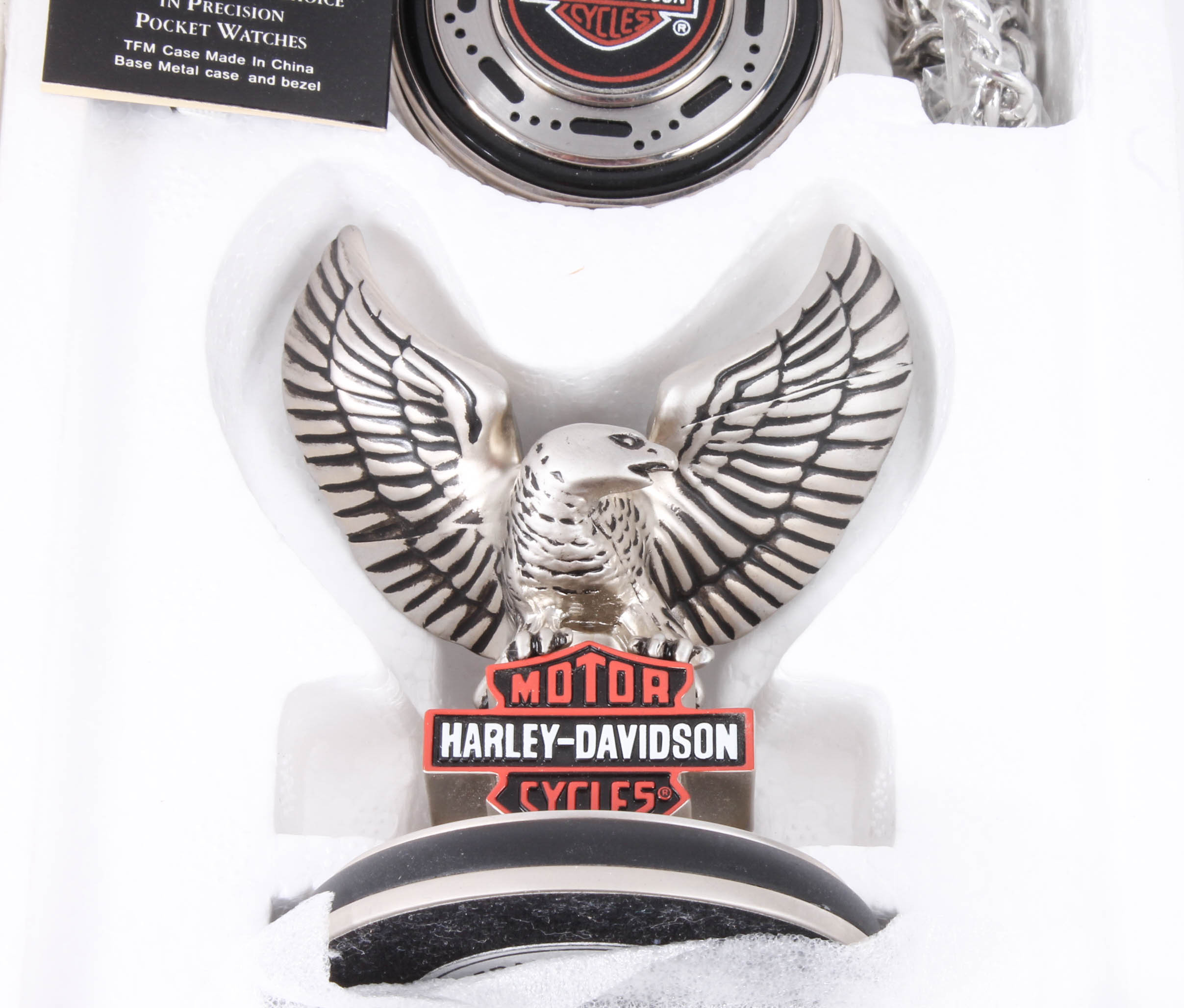 Three Franklin Mint Limited Edition Harley-Davidson Pocketwatches