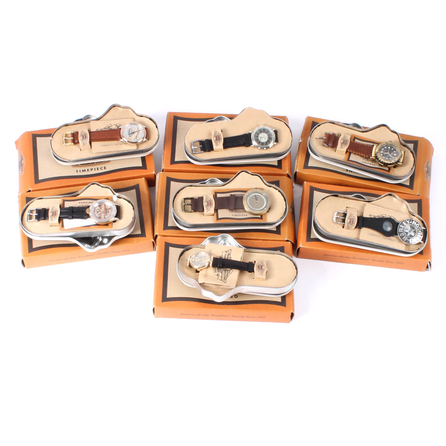 Assortment of Seven Harley-Davidson Watches