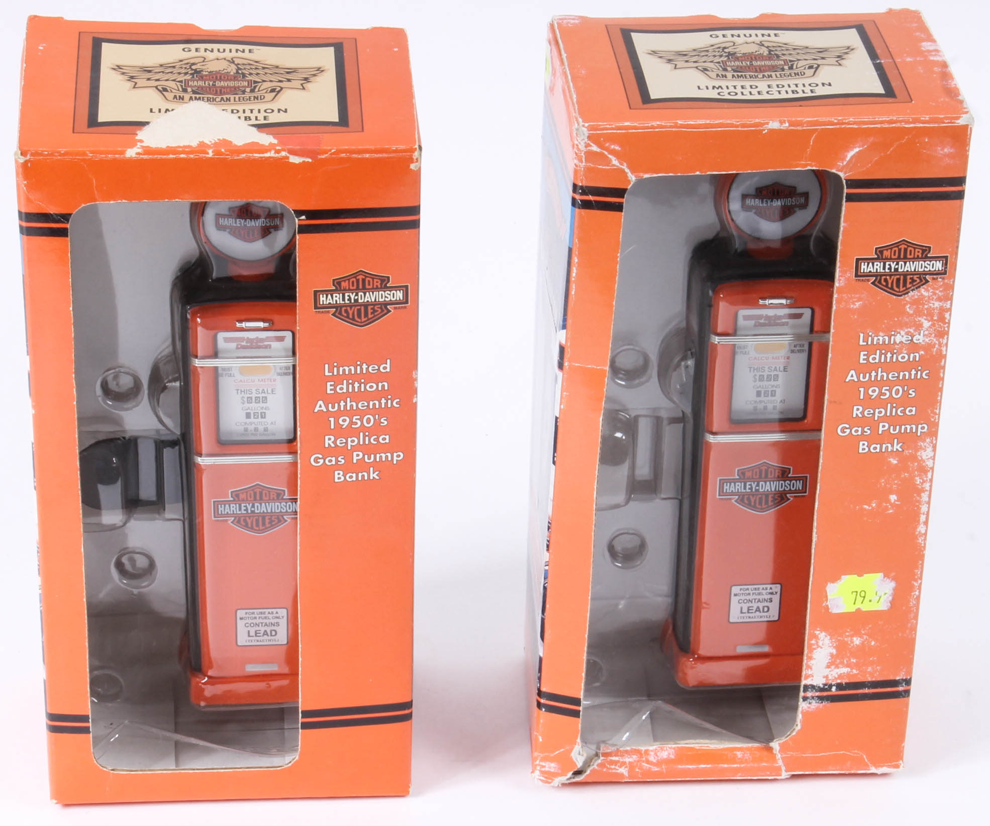 Harley-Davidson Branded Die-Cast Coin Banks