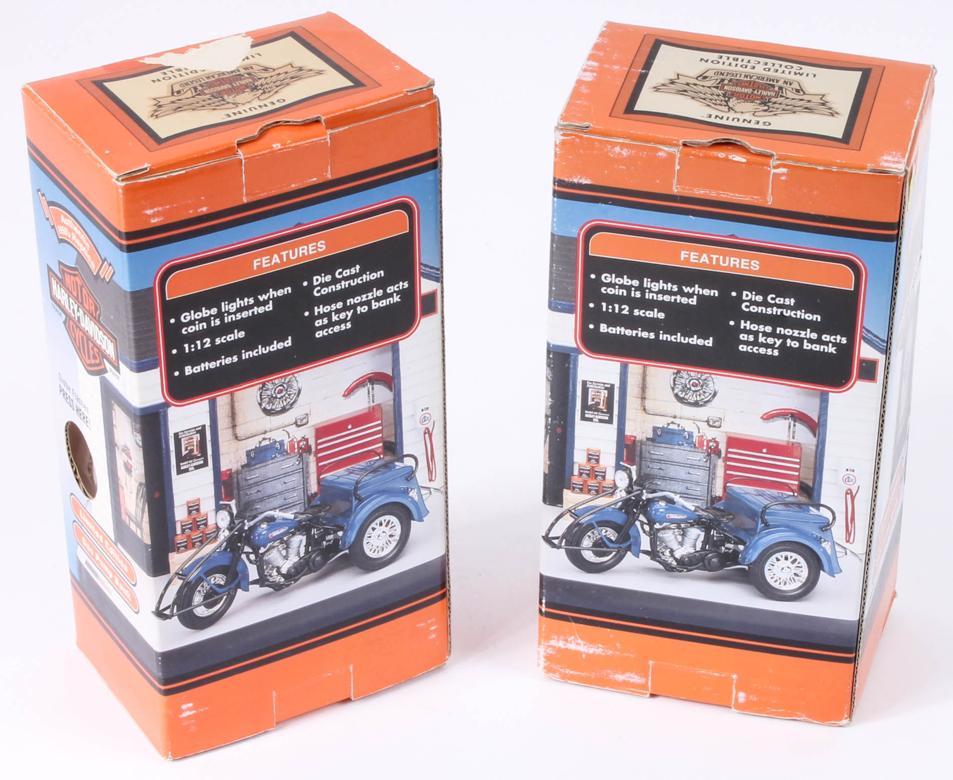 Harley-Davidson Branded Die-Cast Coin Banks