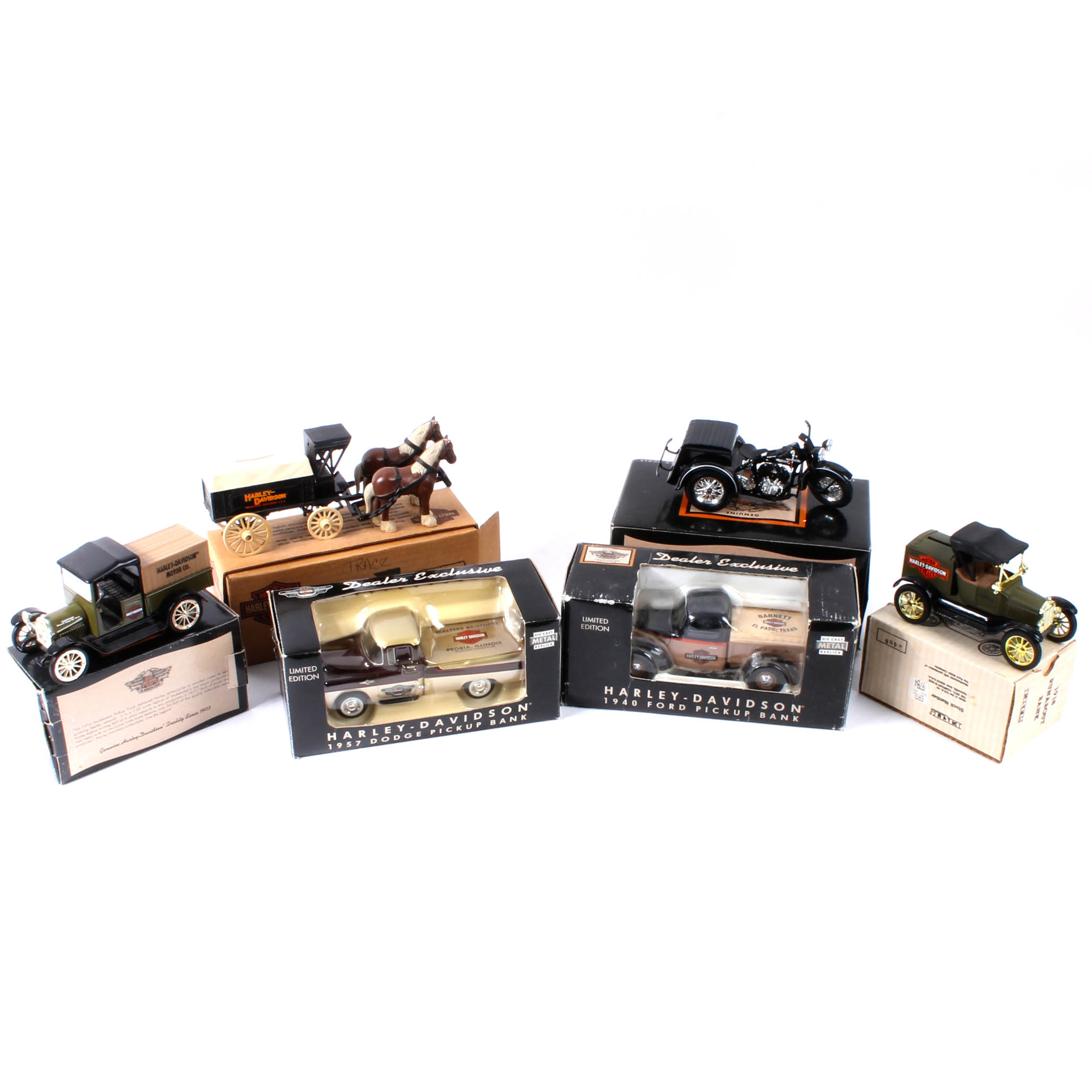 Harley-Davidson Die-Cast Coin Banks