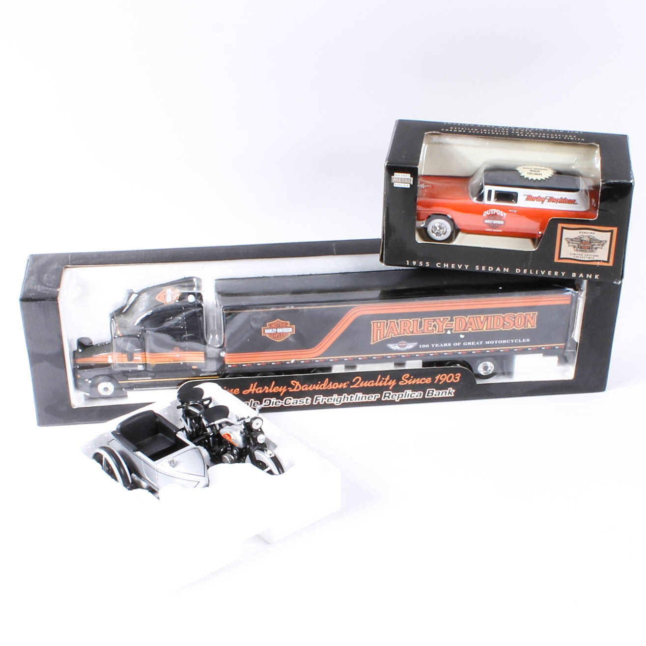 Three Harley-Davidson Collectors Banks