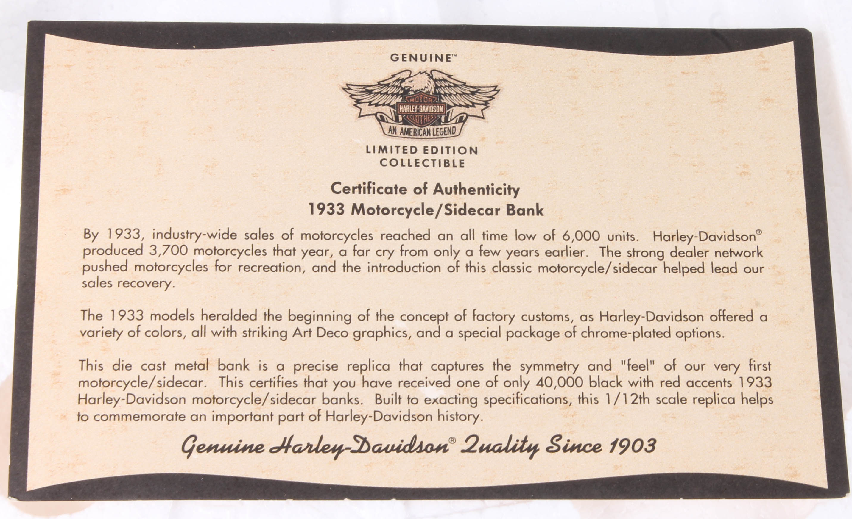 Three Harley-Davidson Collectors Banks