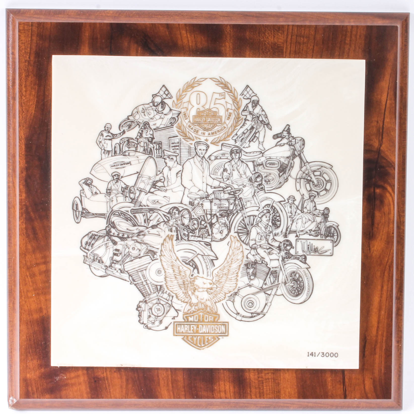 Harley-Davidson 85th Anniversary Limited Edition Wall Plaque
