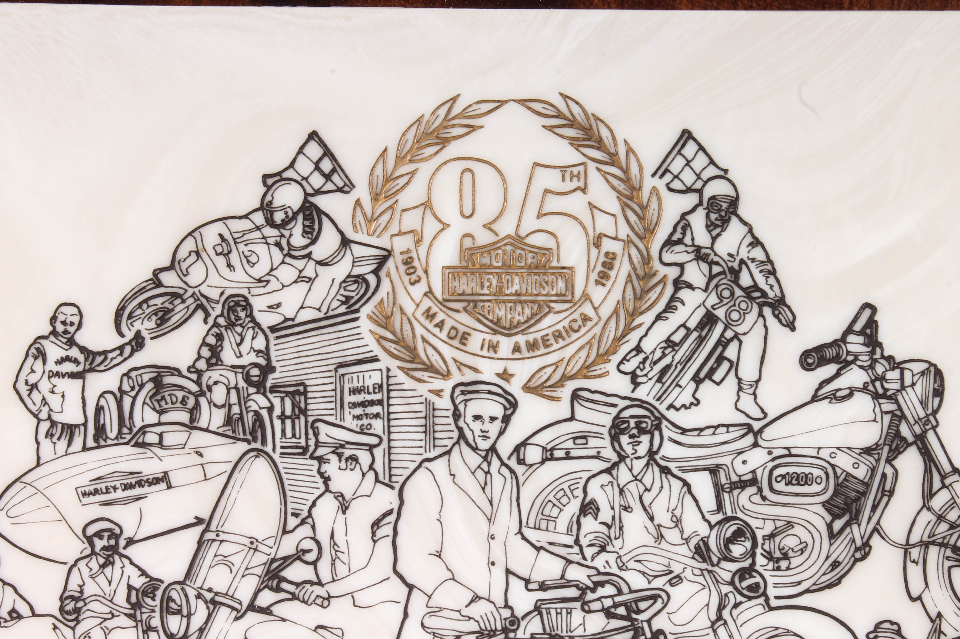 Harley-Davidson 85th Anniversary Limited Edition Wall Plaque