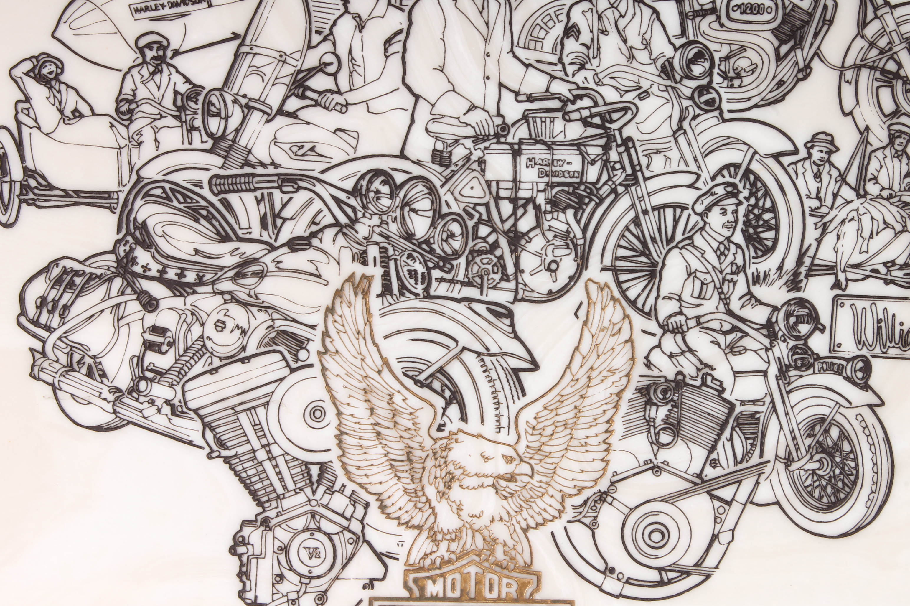 Harley-Davidson 85th Anniversary Limited Edition Wall Plaque