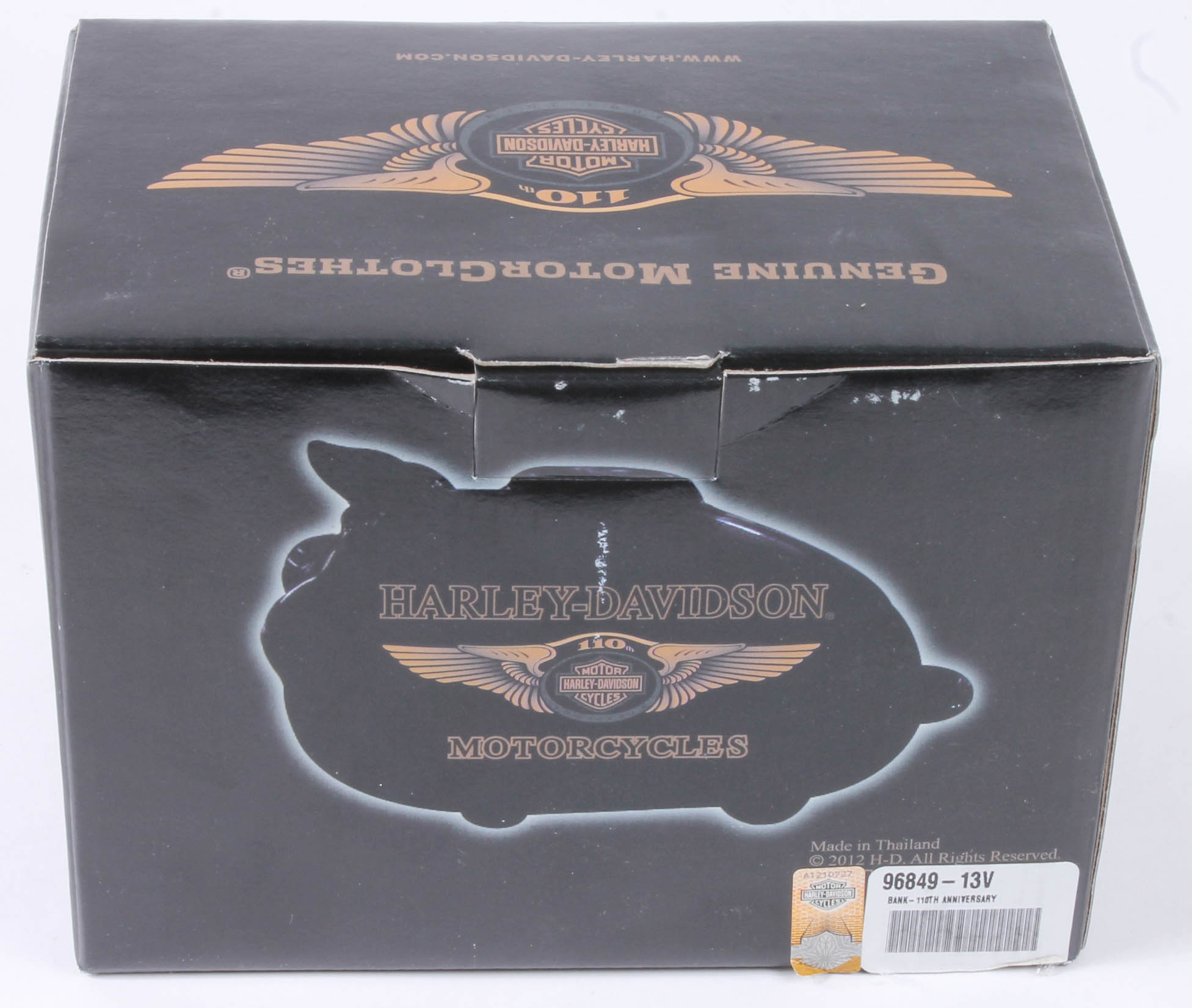 Four Harley-Davidson Collector Hog Coin Banks