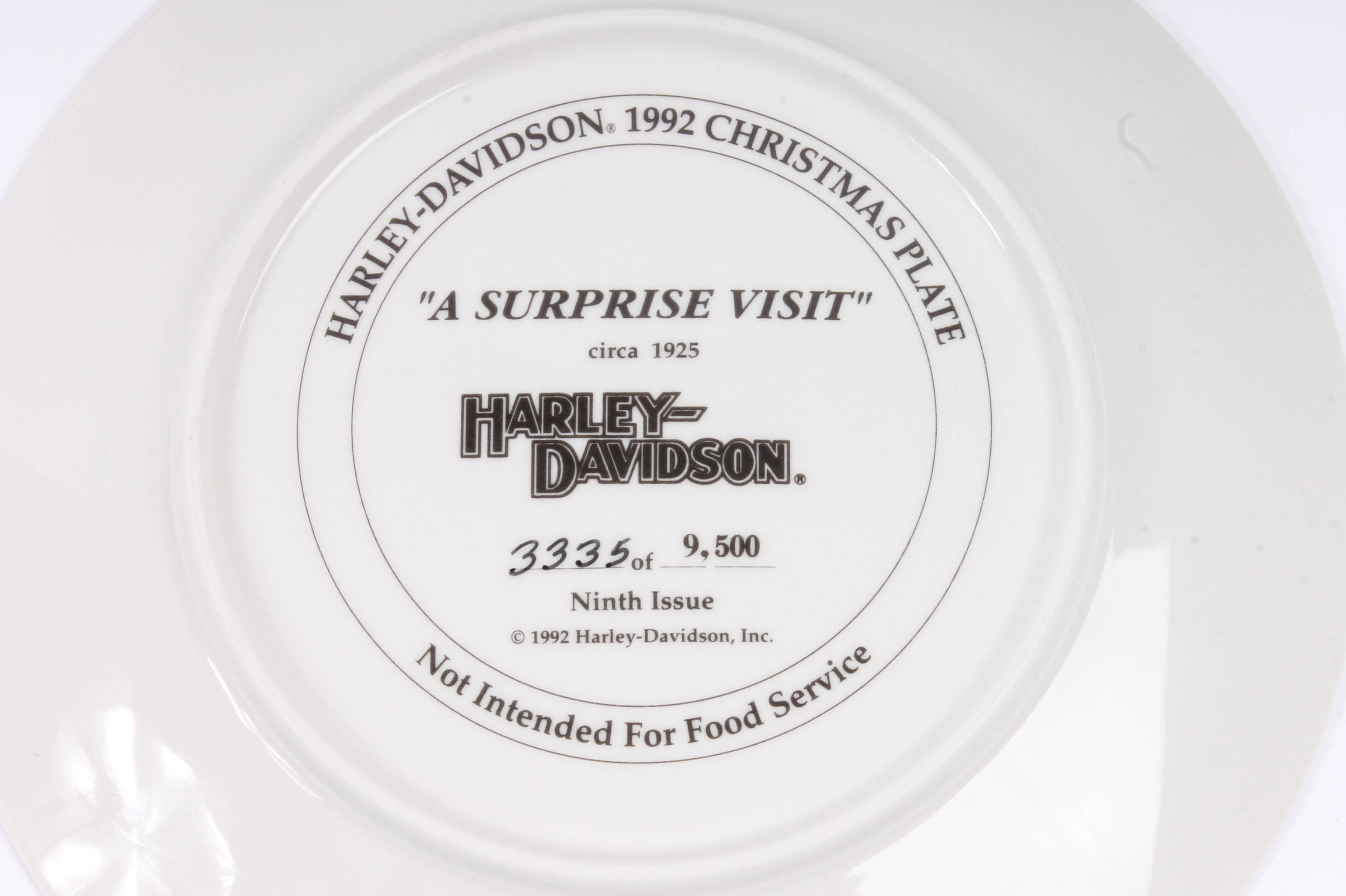 Harley-Davidson Christmas Plate Collection