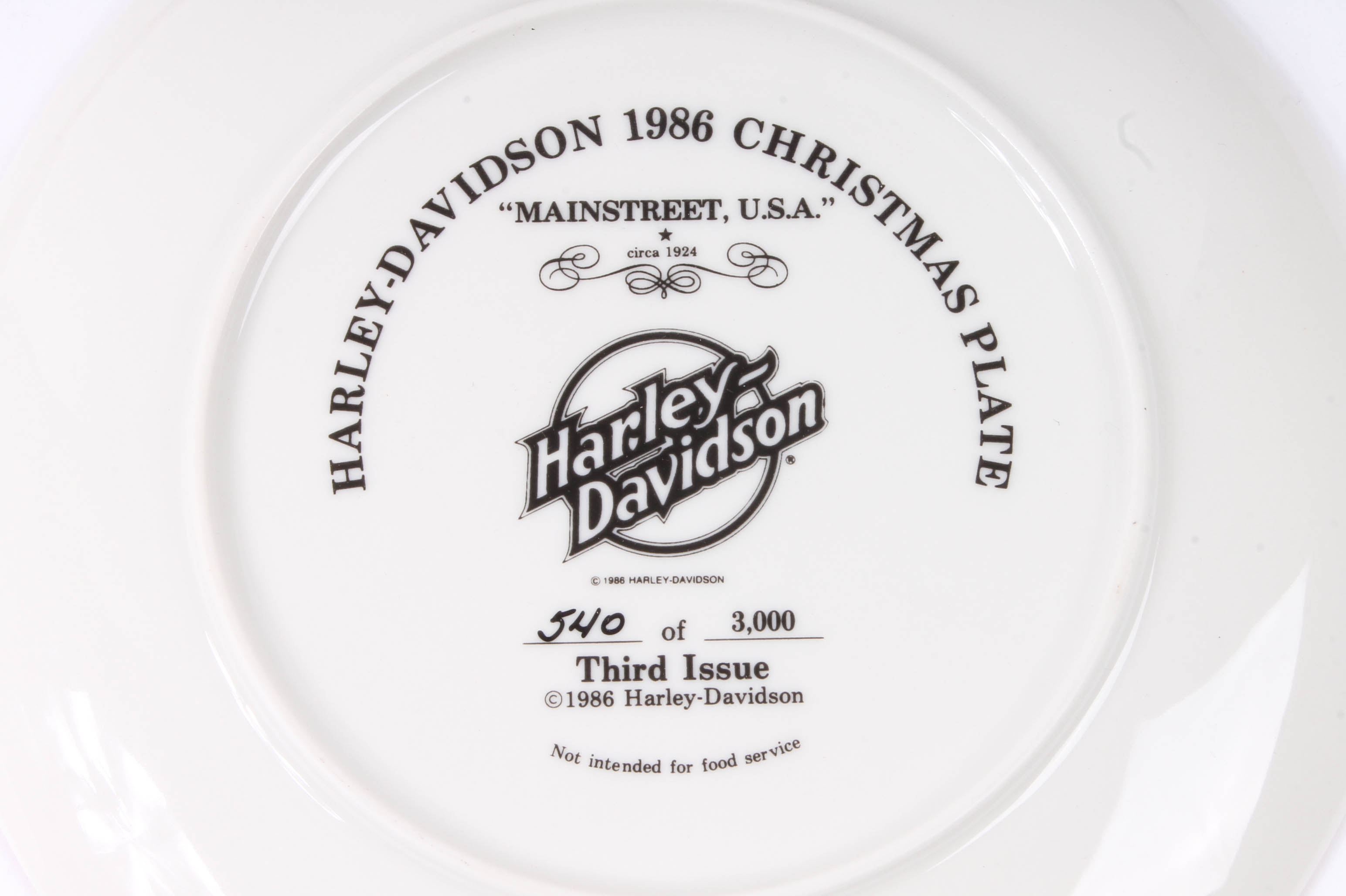 Harley-Davidson Christmas Plate Collection