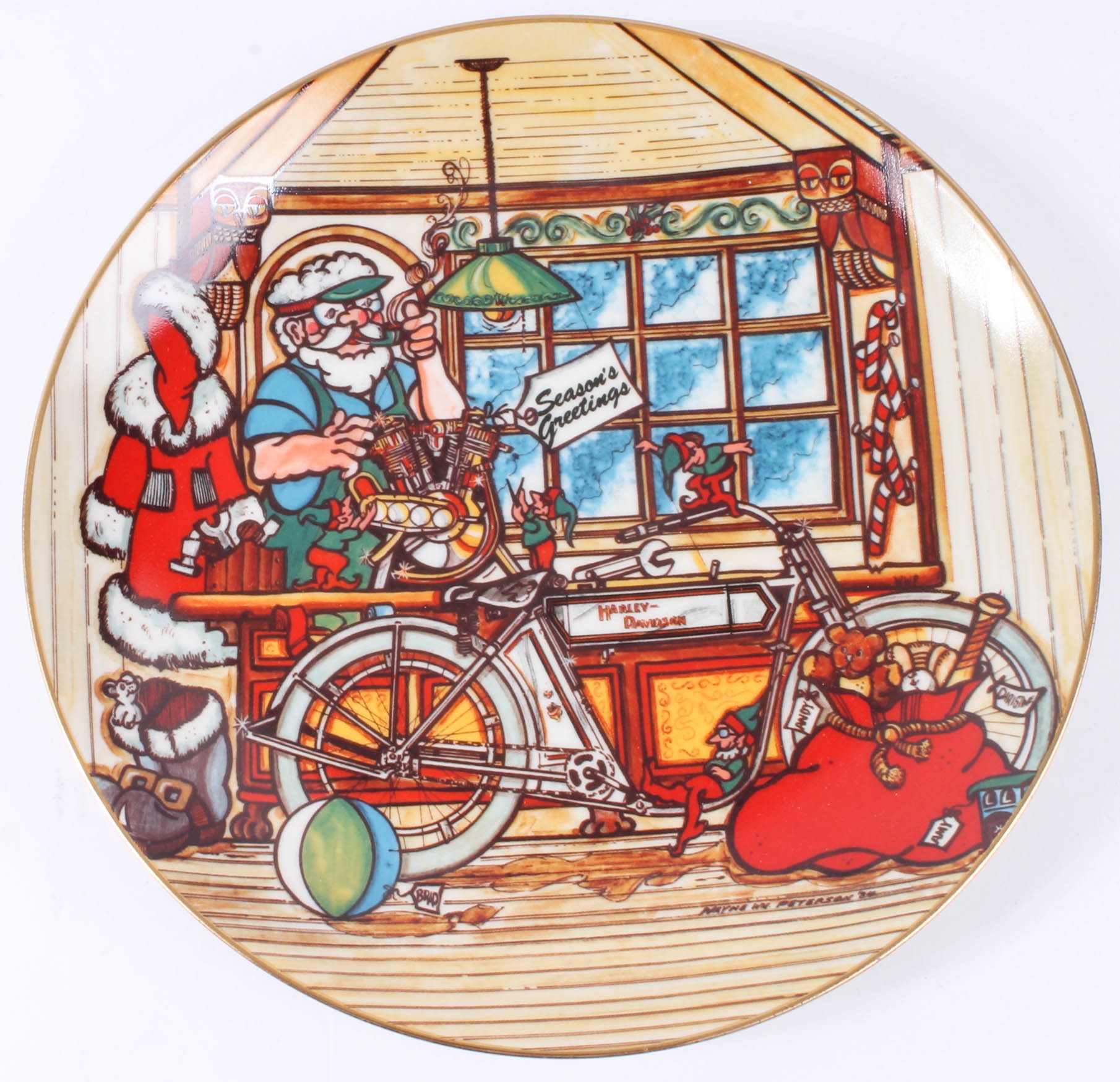 Harley-Davidson Christmas Plate Collection