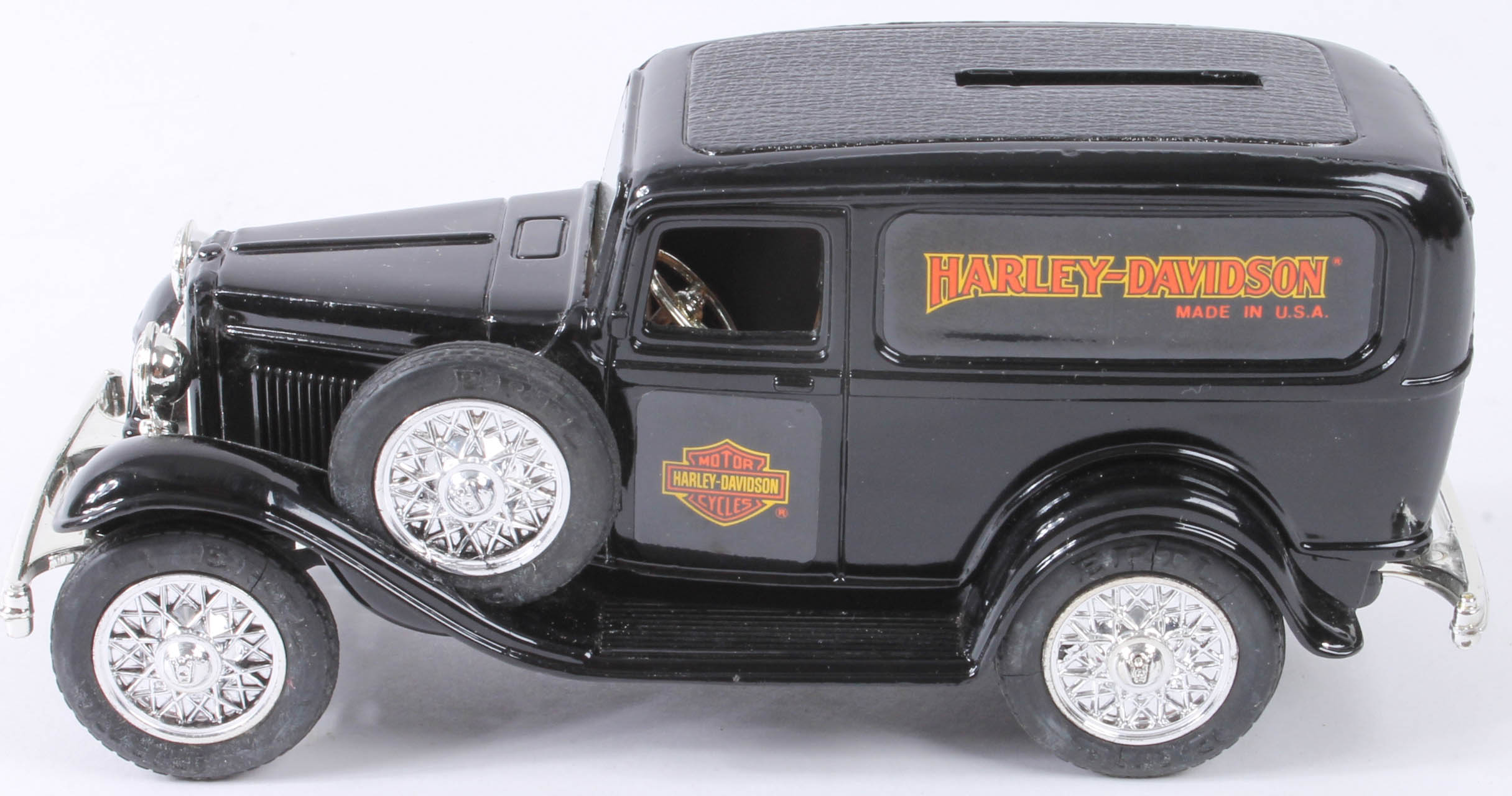 Group of Harley-Davidson Die-Cast Classic Car Coin Banks