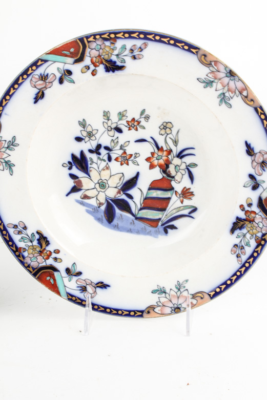 Pair of Floral Ceramic Bowls