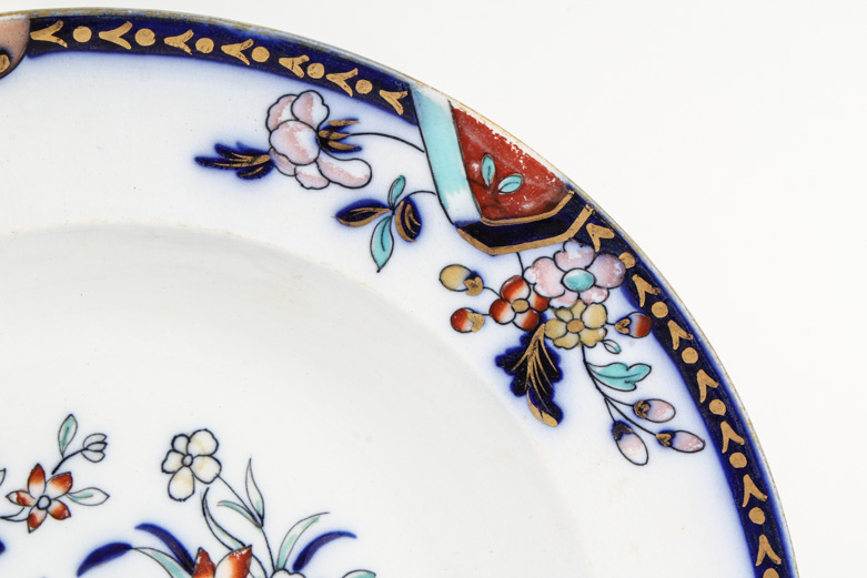 Pair of Floral Ceramic Bowls