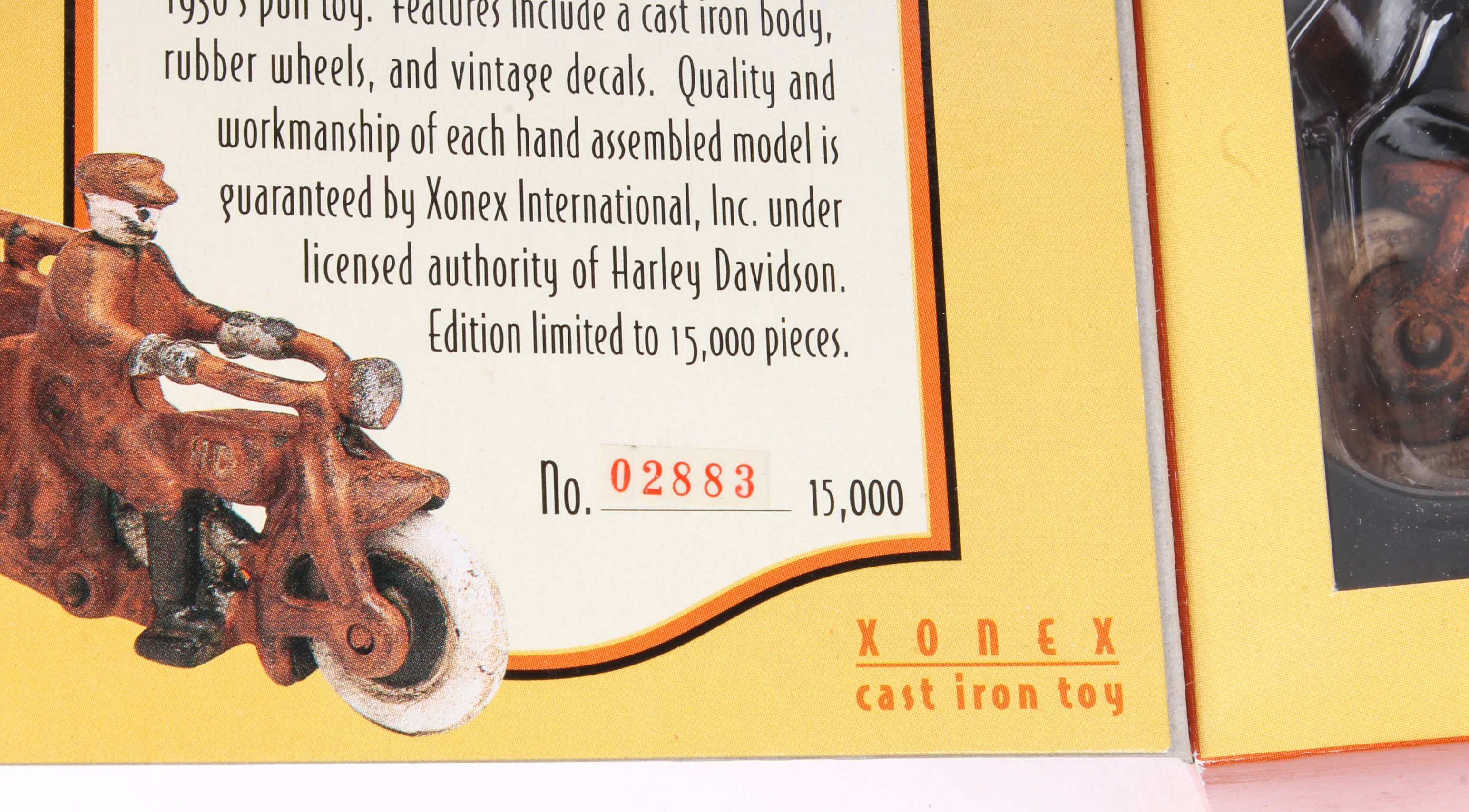 Four Harley-Davidson Die-Cast Collectible Model Vehicles