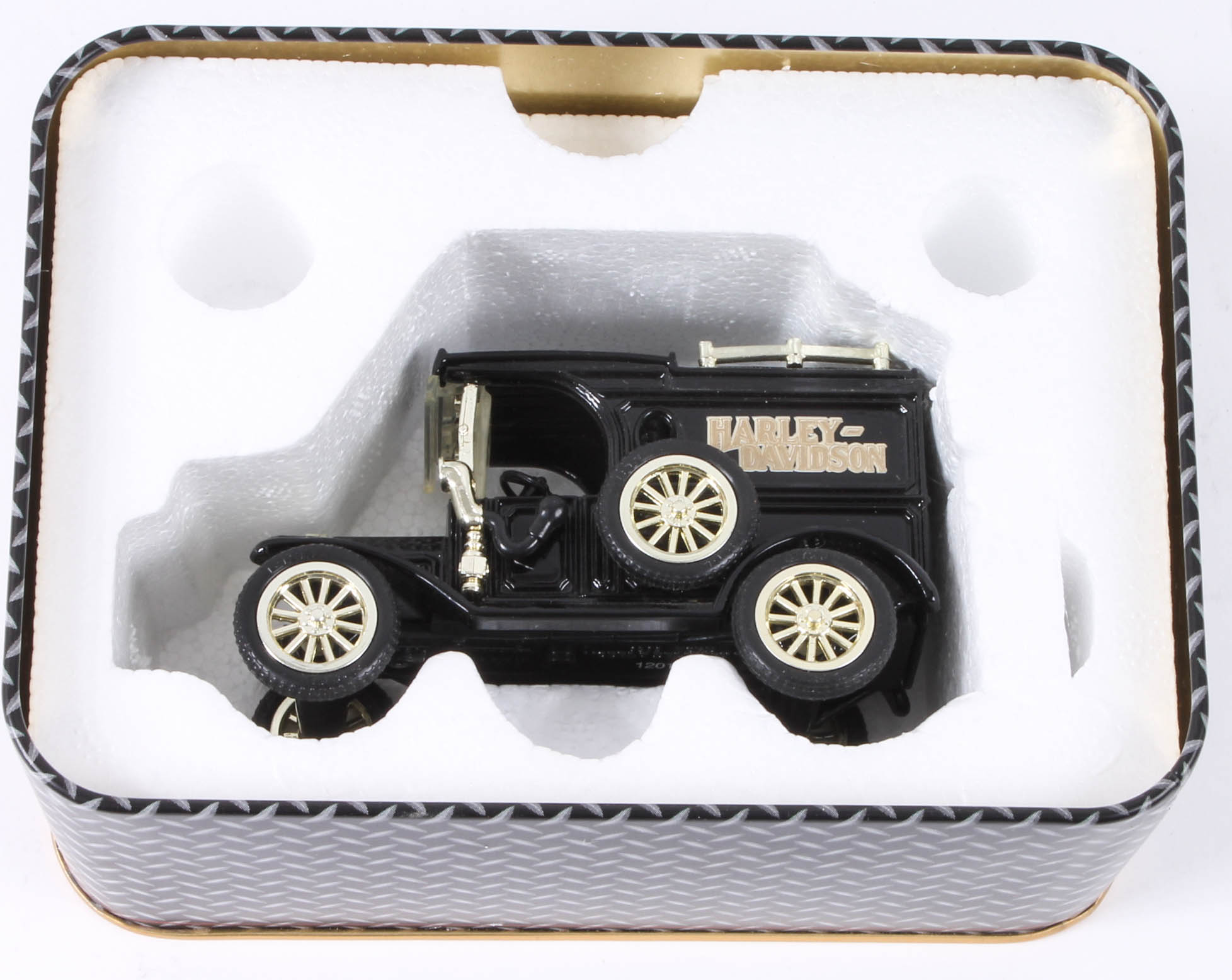 Four Harley-Davidson Die-Cast Collectible Model Vehicles