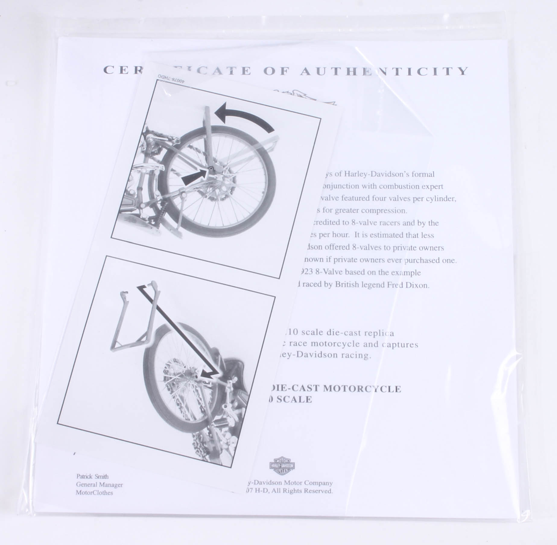 Five Harley-Davidson Replica Model Vehicles