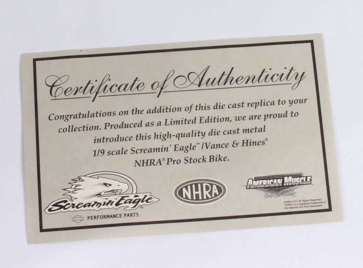 Five Harley-Davidson Replica Model Vehicles