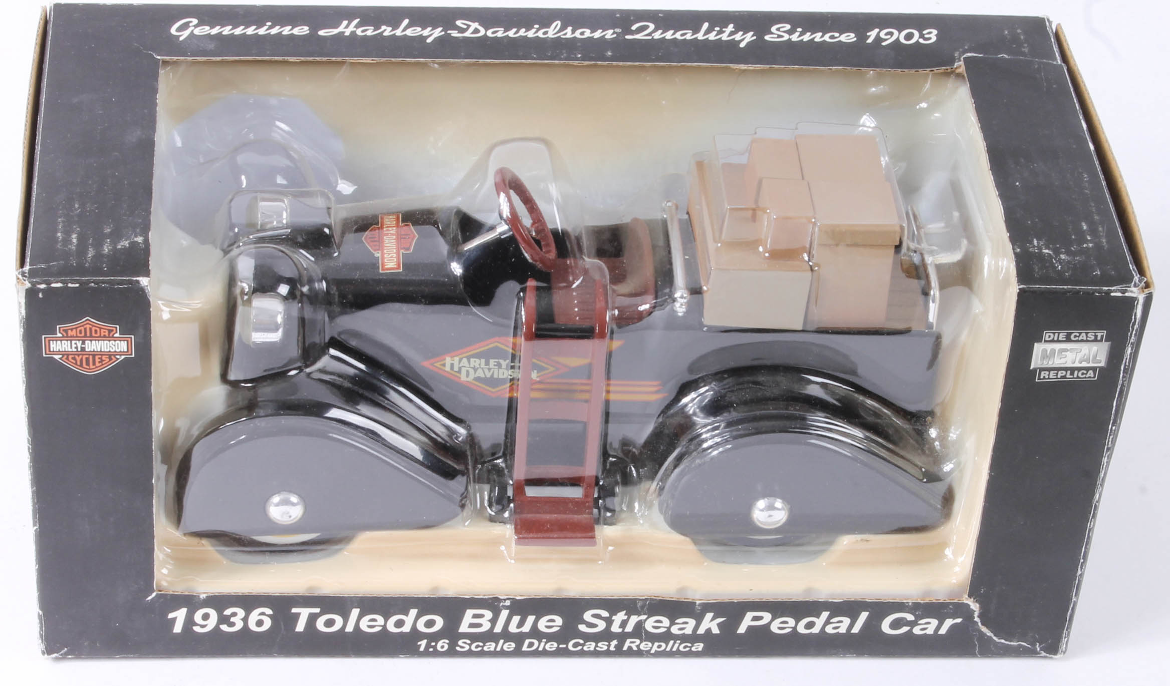 Five Harley-Davidson Replica Model Vehicles
