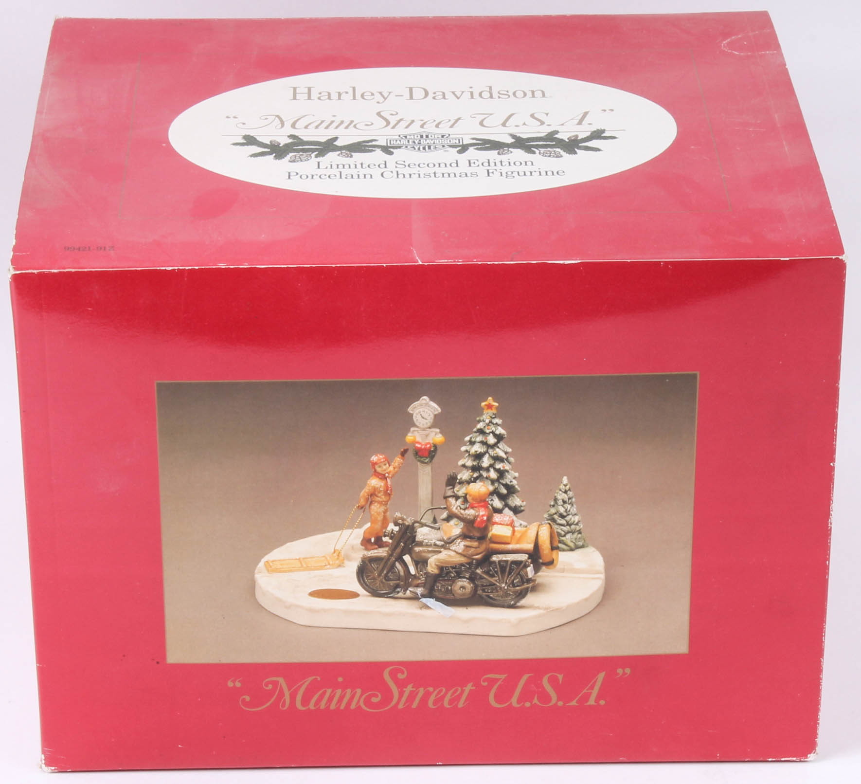 Assortment of Harley-Davidson Christmas Figurines