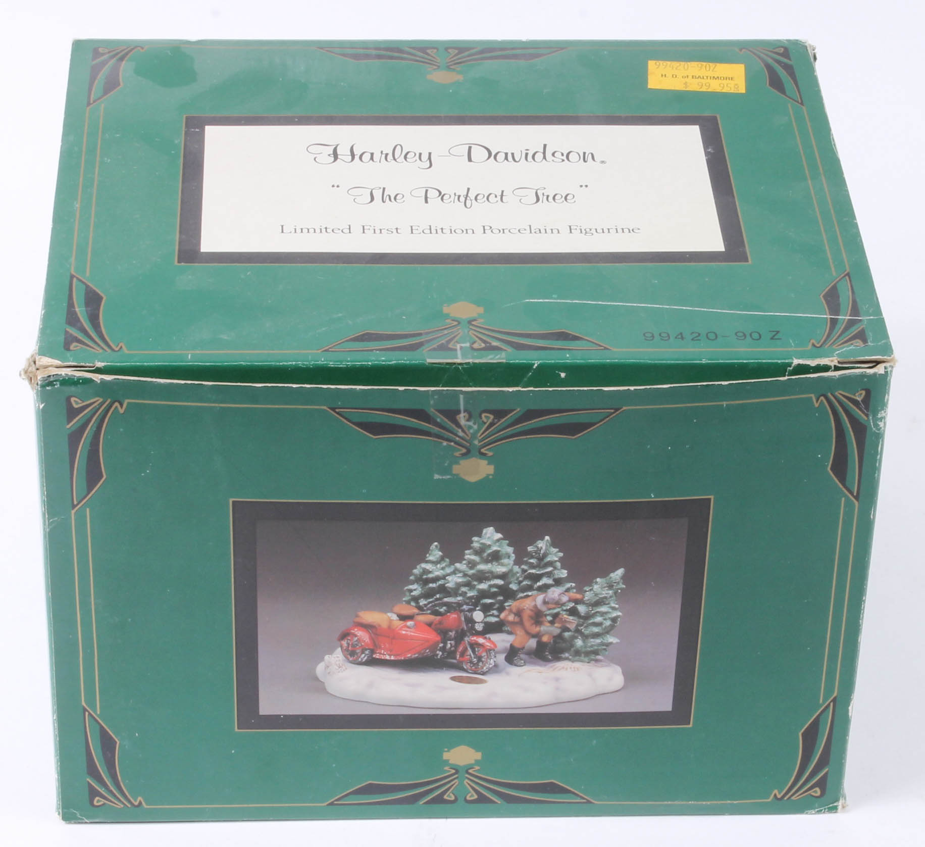 Assortment of Harley-Davidson Christmas Figurines
