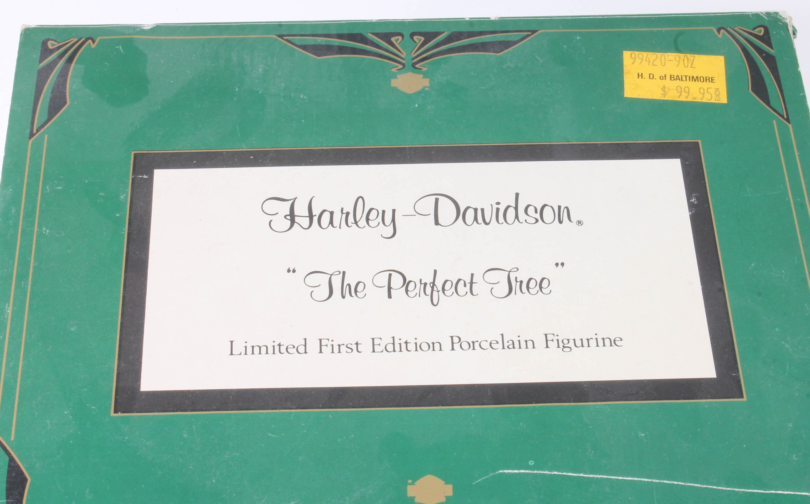Assortment of Harley-Davidson Christmas Figurines