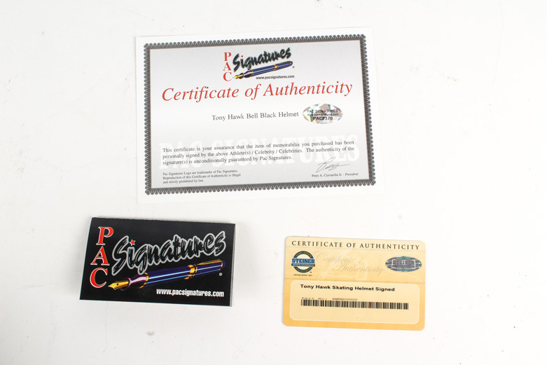 Tony Hawk Signed Skate Helmet