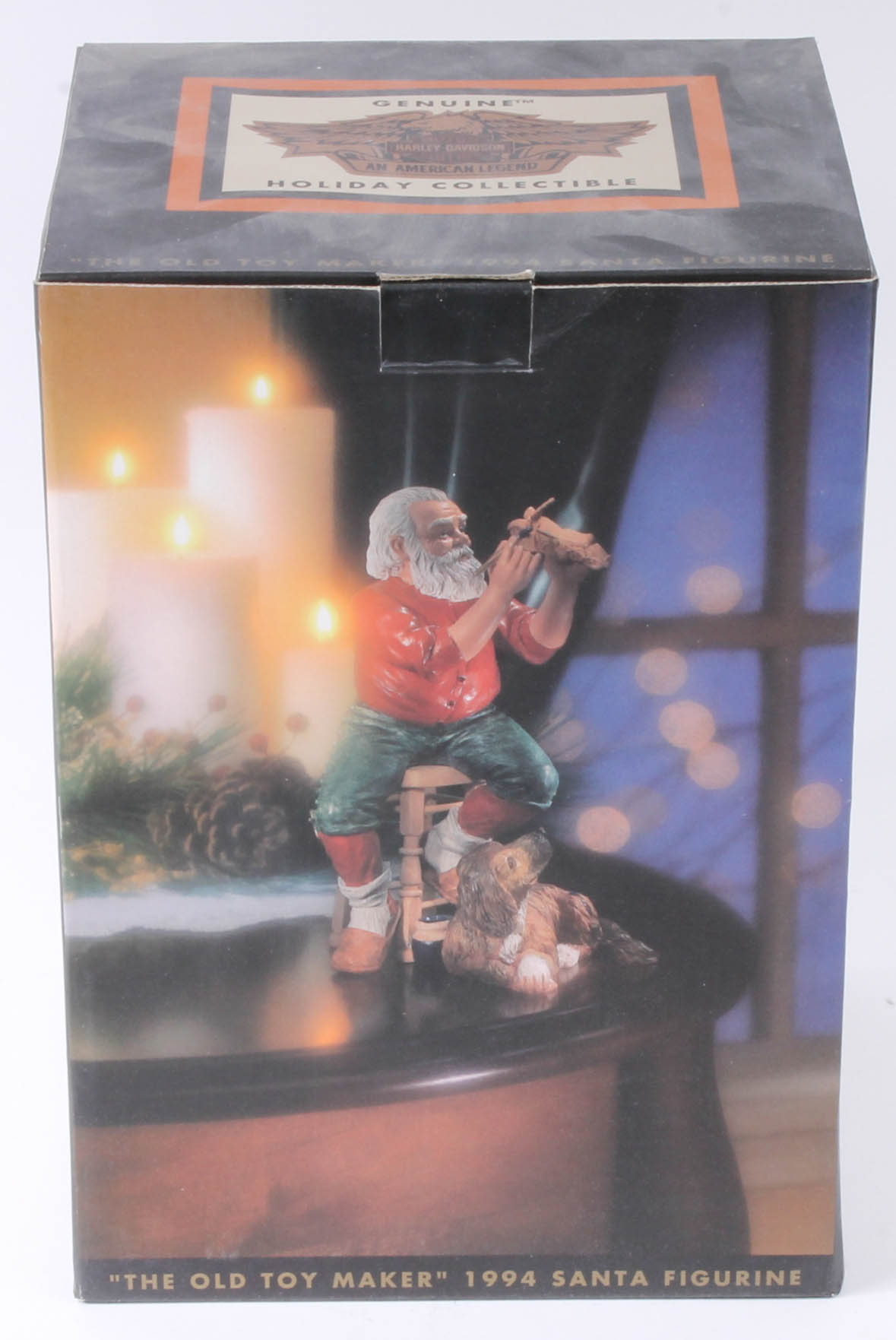 Assortment of Harley-Davidson Christmas Figurines