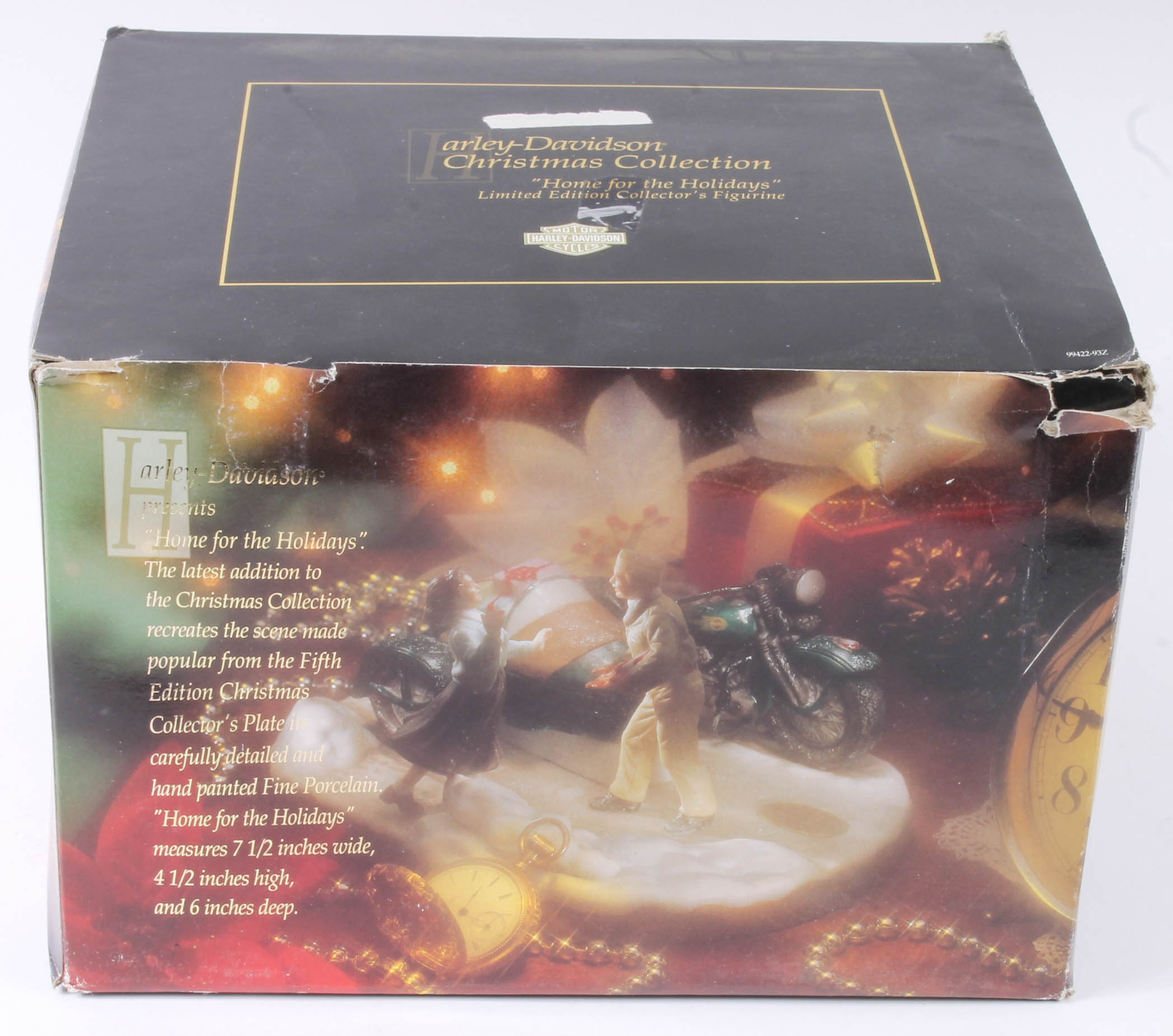 Assortment of Harley-Davidson Christmas Figurines