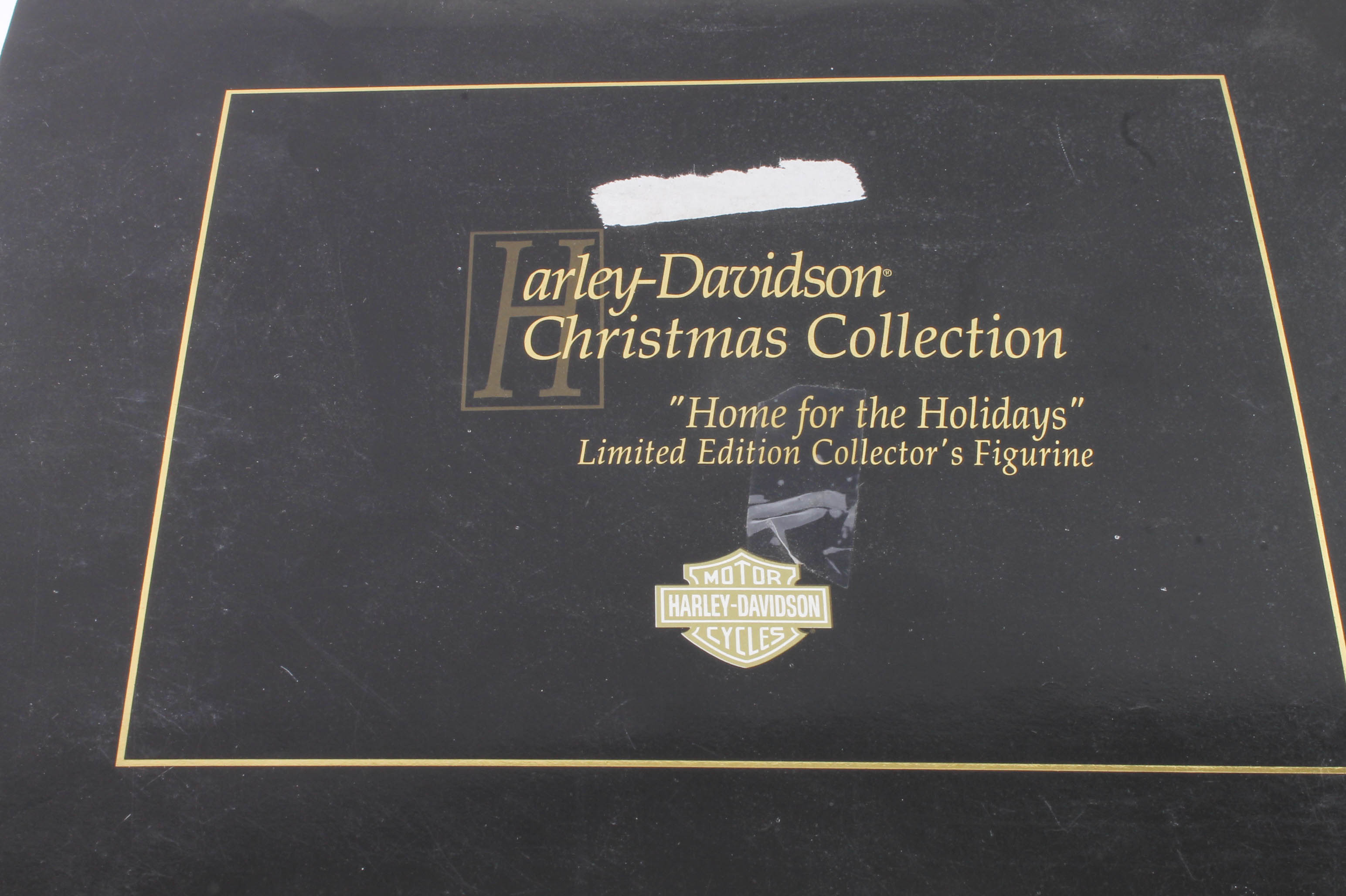 Assortment of Harley-Davidson Christmas Figurines