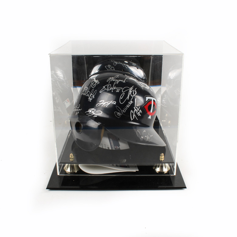 Signed Baseball Helmet