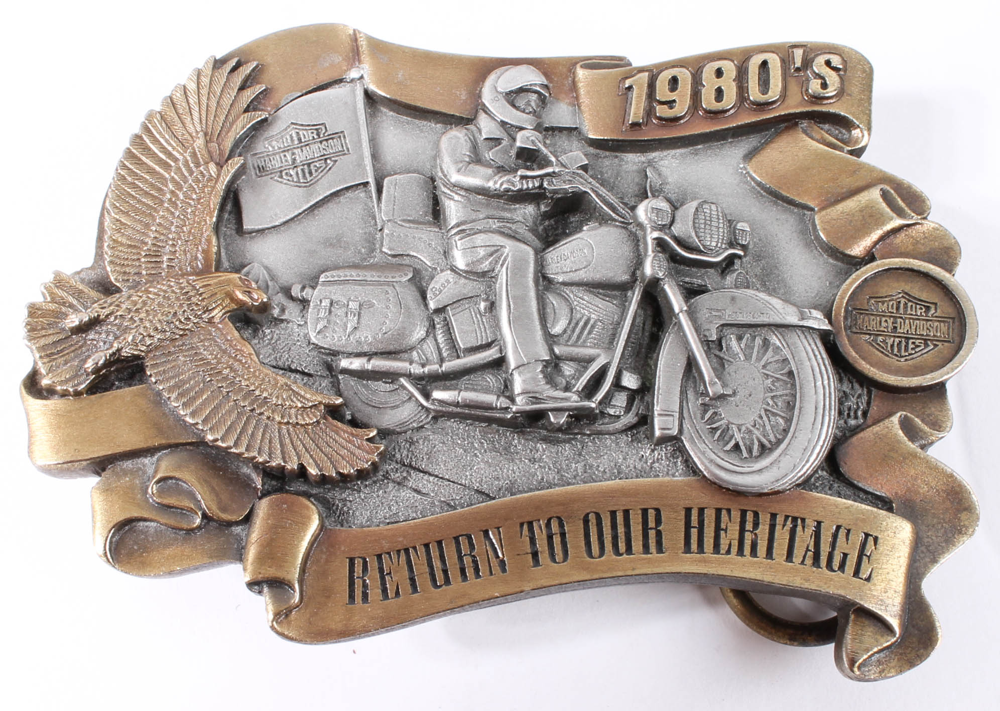 Large Collection of Harley-Davidson Belt Buckles