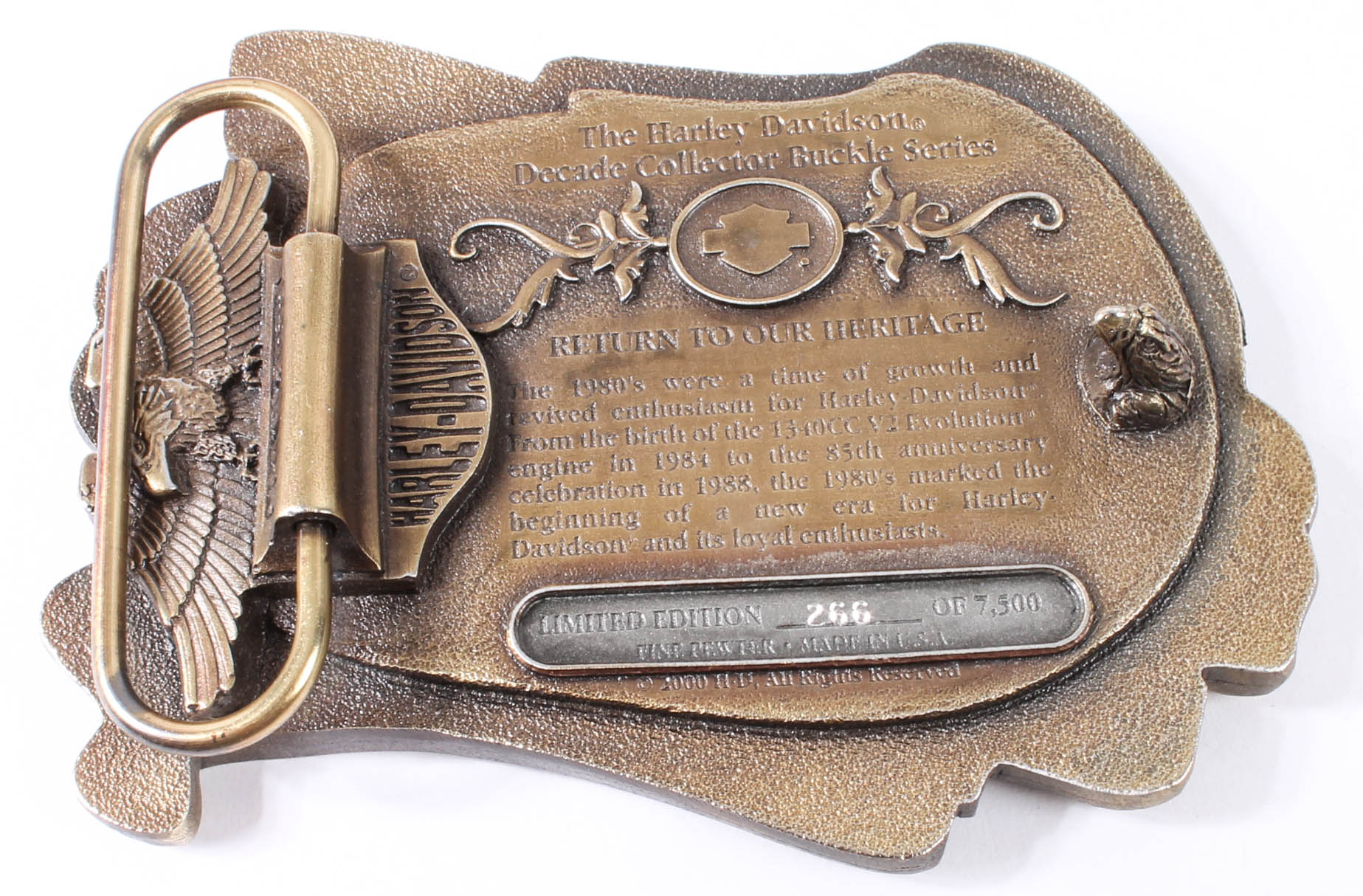 Large Collection of Harley-Davidson Belt Buckles