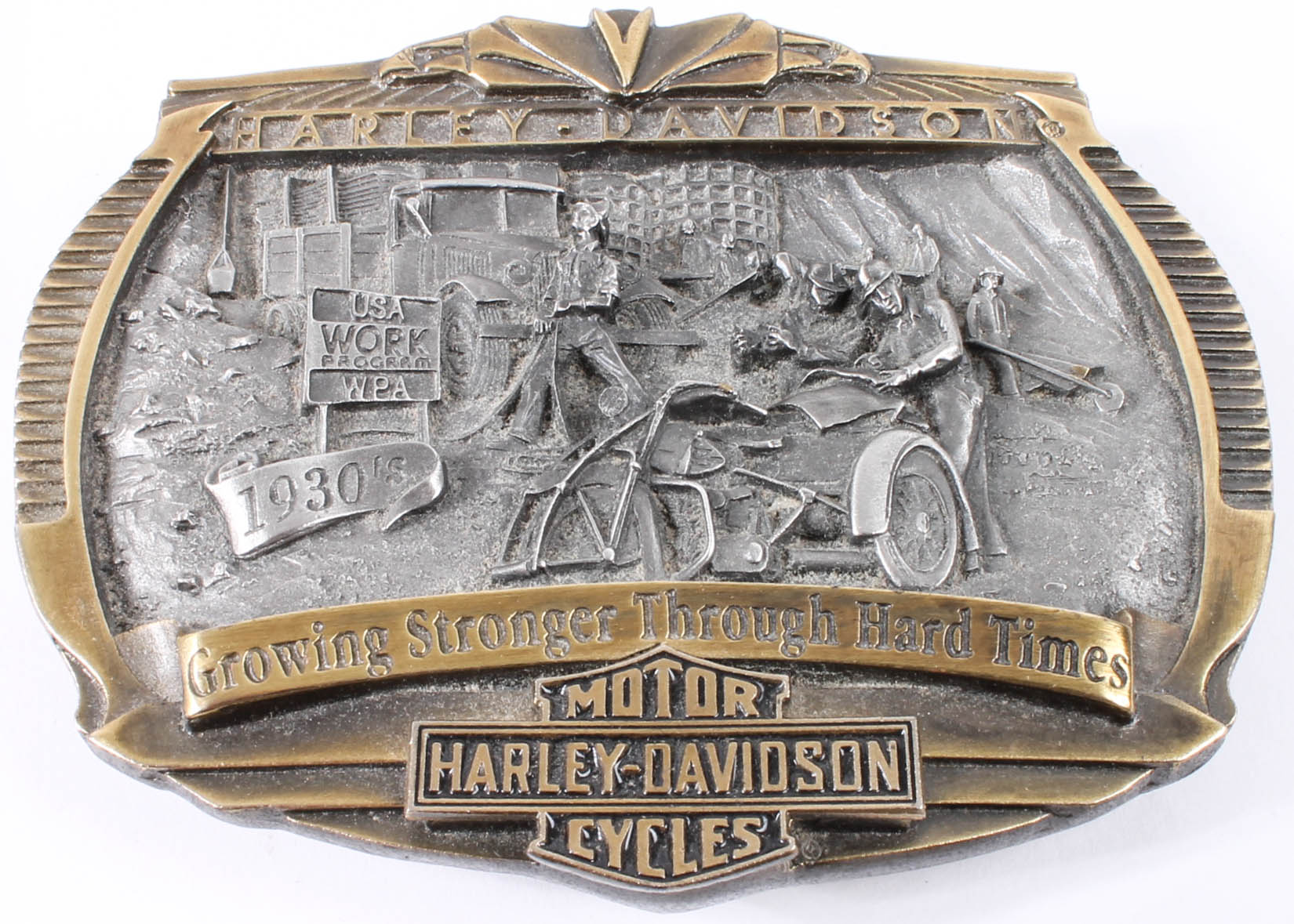 Large Collection of Harley-Davidson Belt Buckles