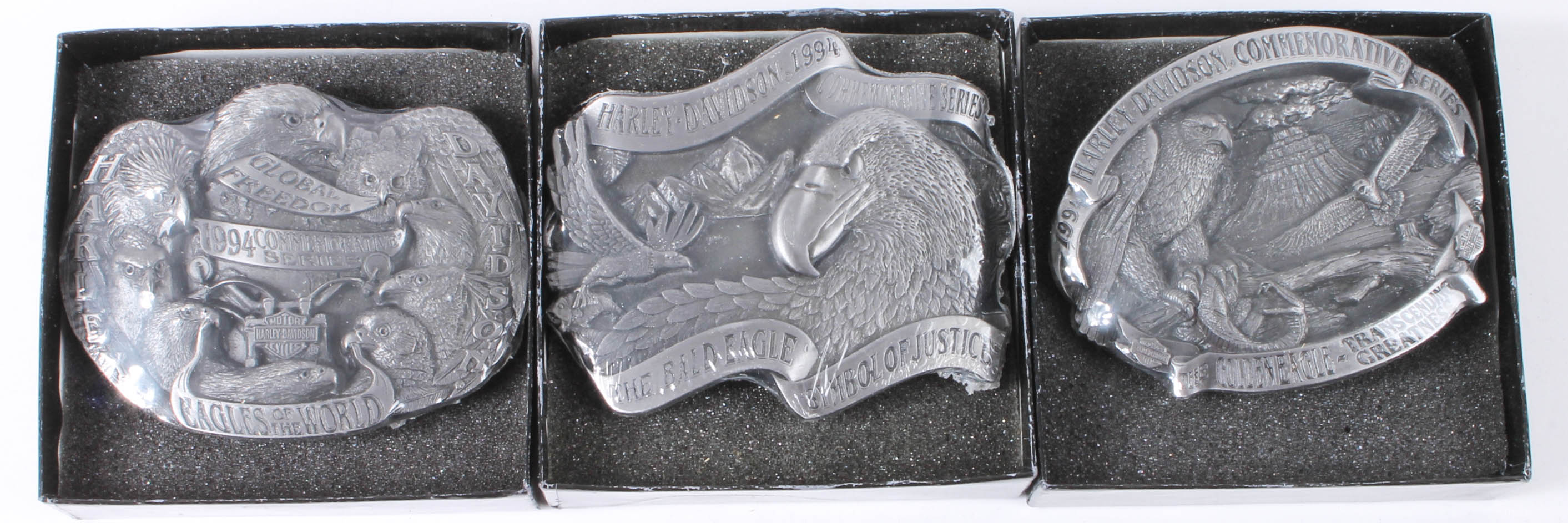 Large Collection of Harley-Davidson Belt Buckles