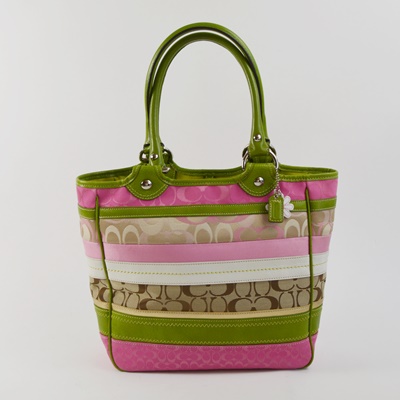 Coach Bleecker Signature Tote Handbag