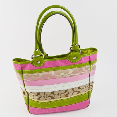 Coach Bleecker Signature Tote Handbag