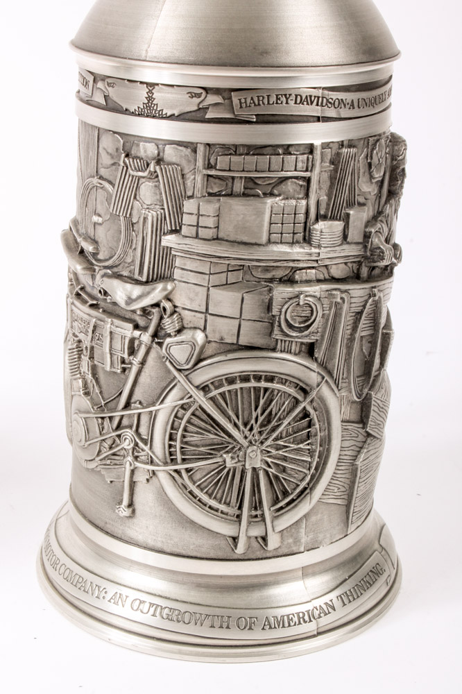 German Pewter Harley-Davidson Stein by GERZ