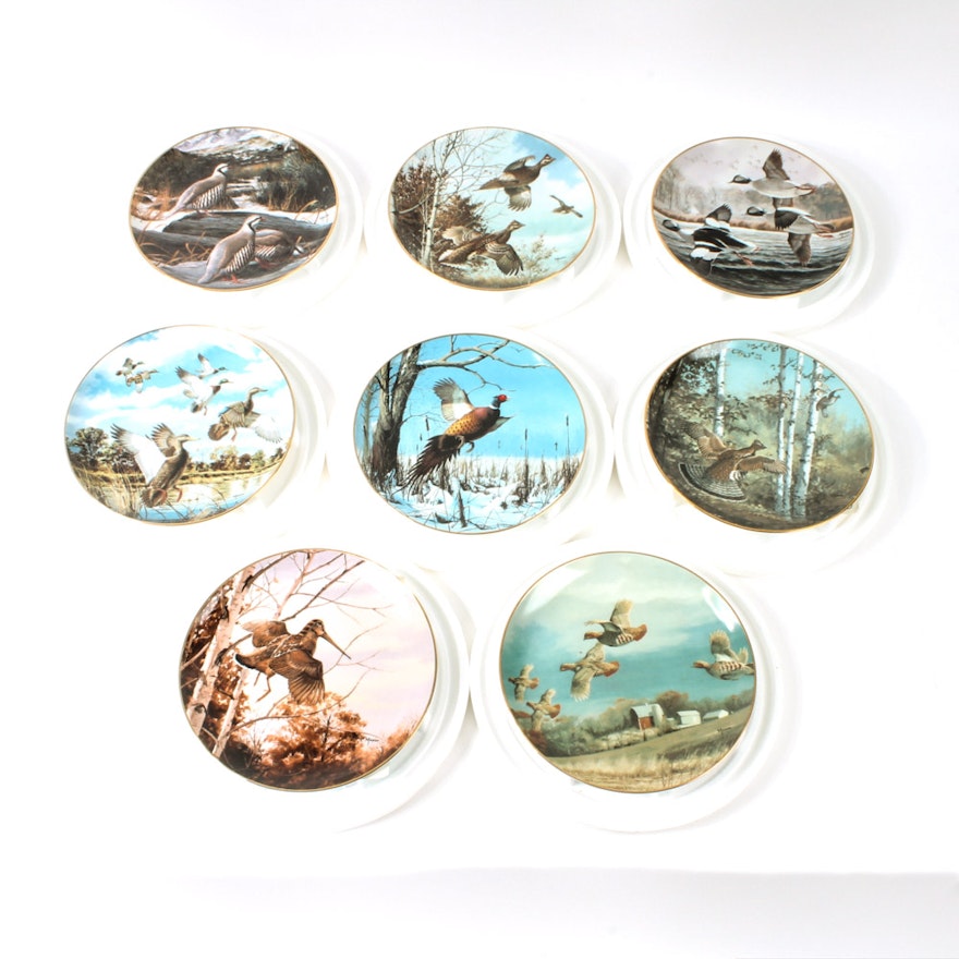 David Maass Danbury Mint Plate Collection "The Game Birds"